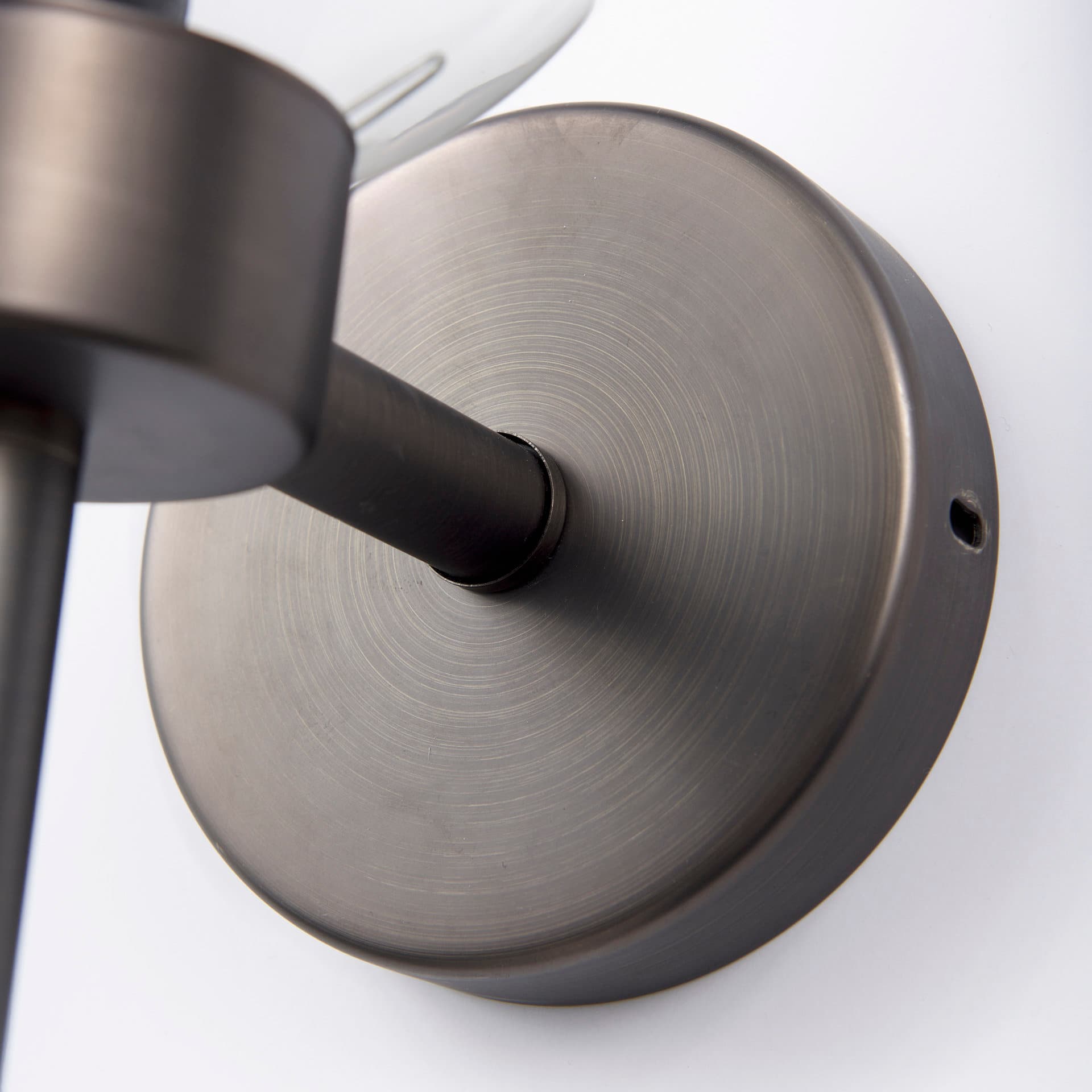 Boltern II 6x12 Black Toned Glass Globe Wall Sconce — product photograph