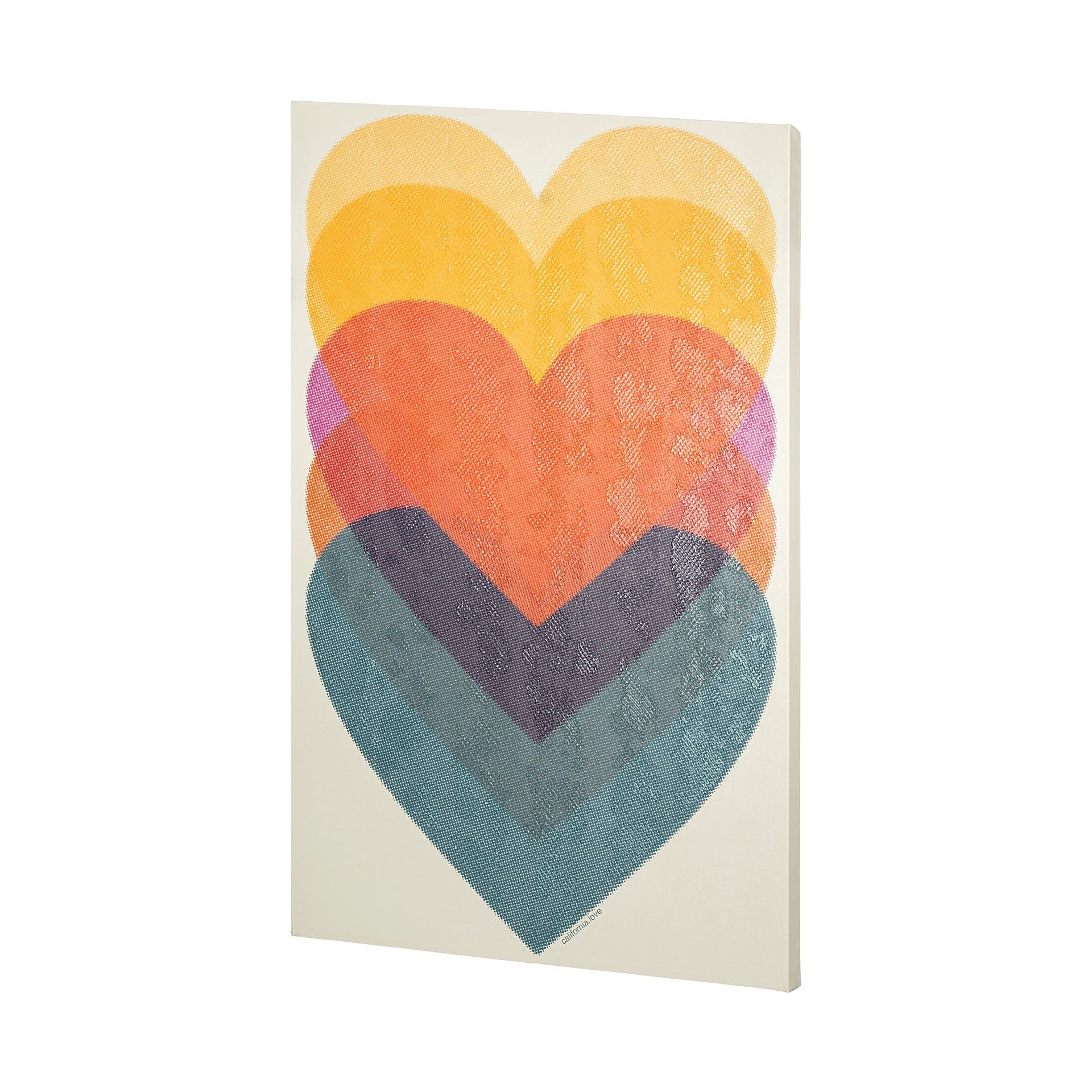 California Love by Urban Octopus a Hand Embellished Textured Canvas — product photograph