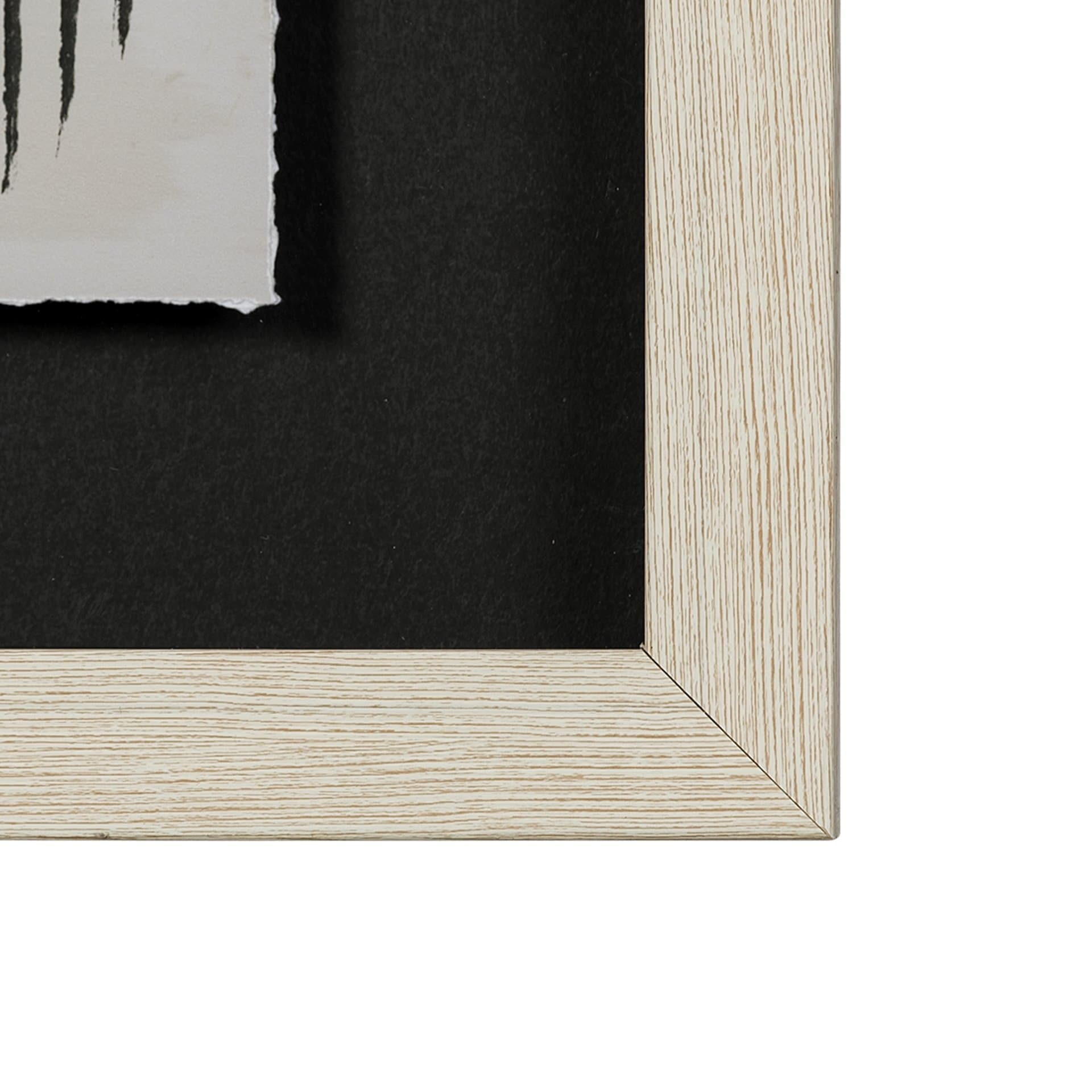 Wool and Silk I by Tom Reeves a Hand Embellished Textured Framed Art Print Matted under Glass — product photograph