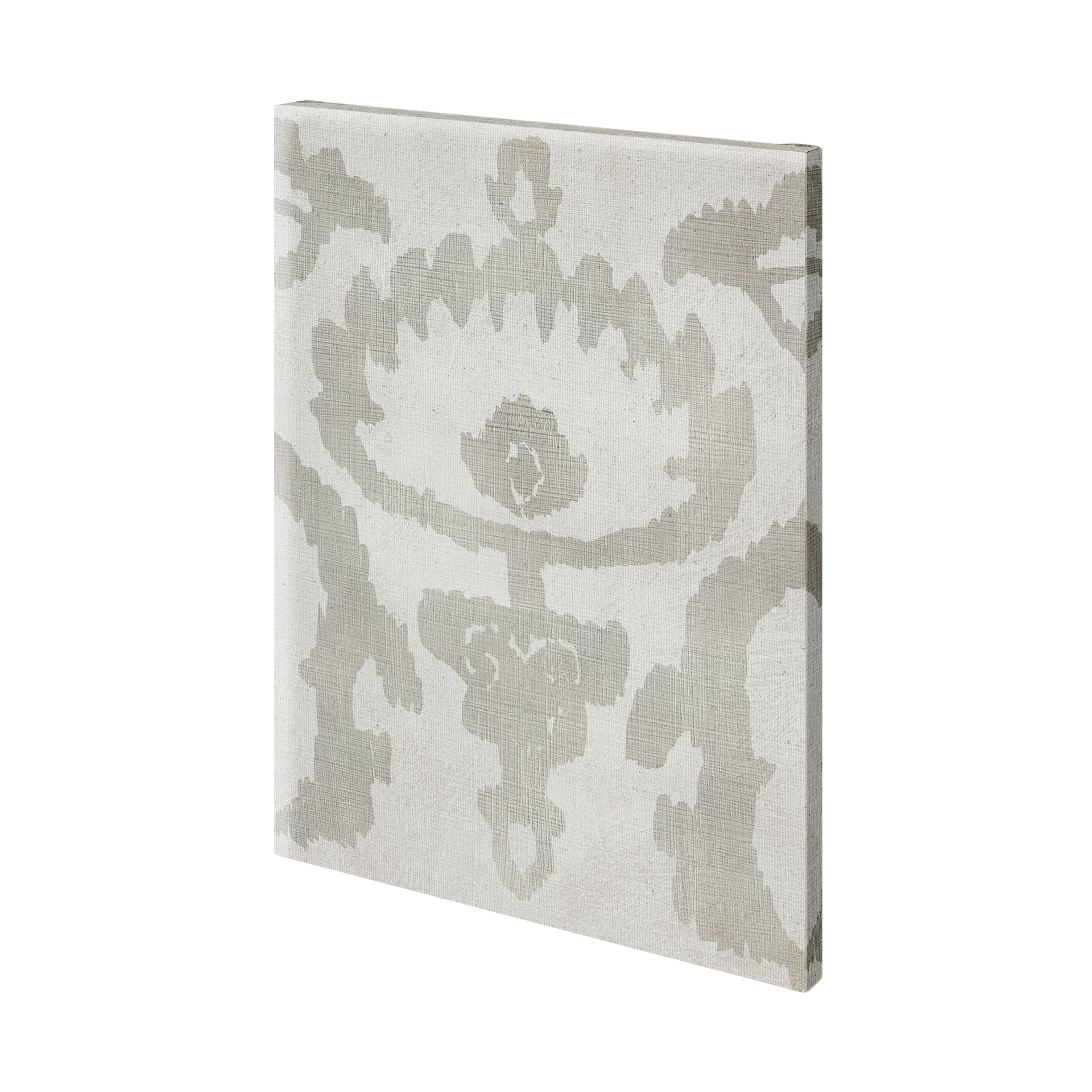 Shadow Ikat VI by Chariklia Zarris a Hand Embellished Textured Canvas — product photograph