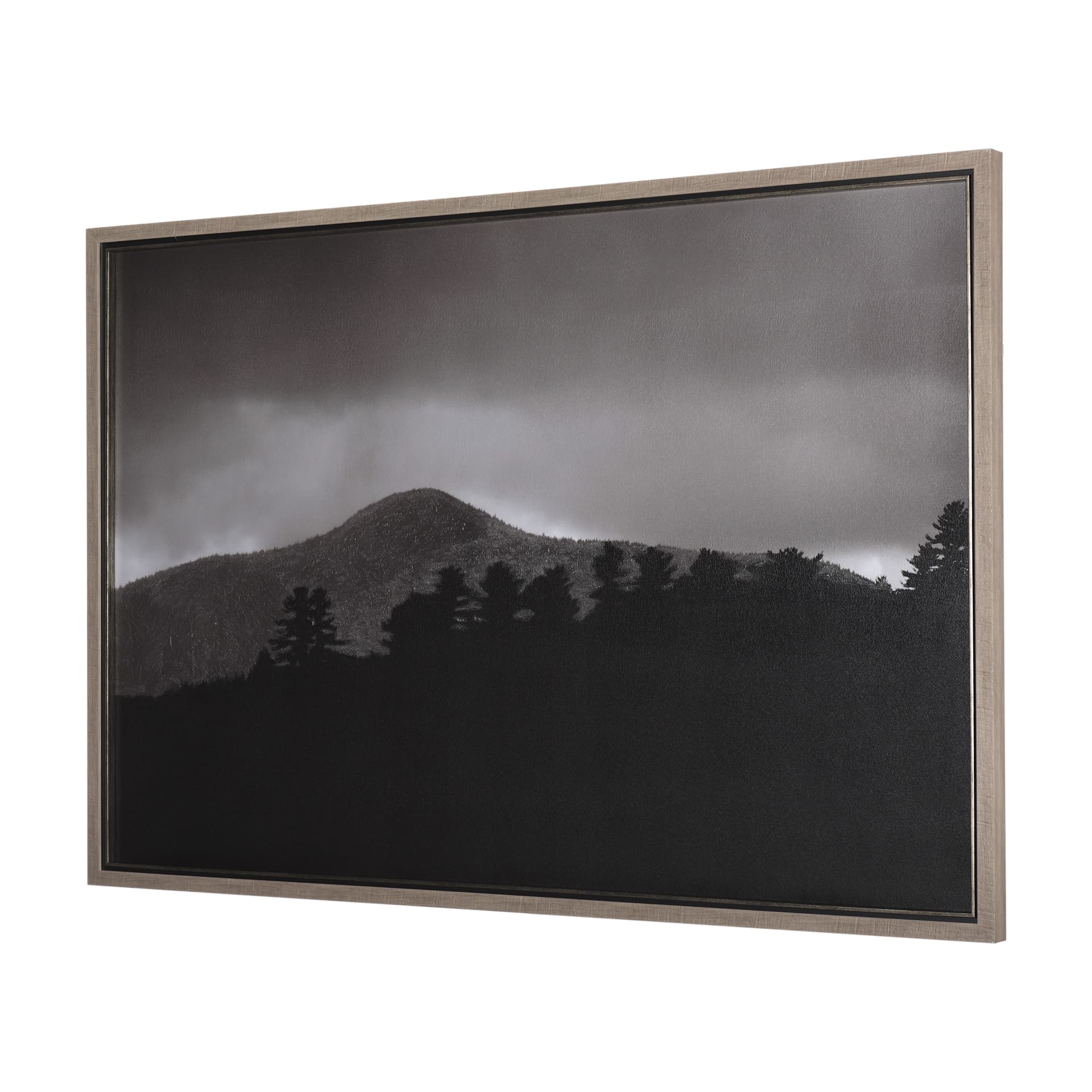 Storm Layers by Nathan Larson a Hand Embelished Textured Framed Art Print Matted under Glass — product photograph