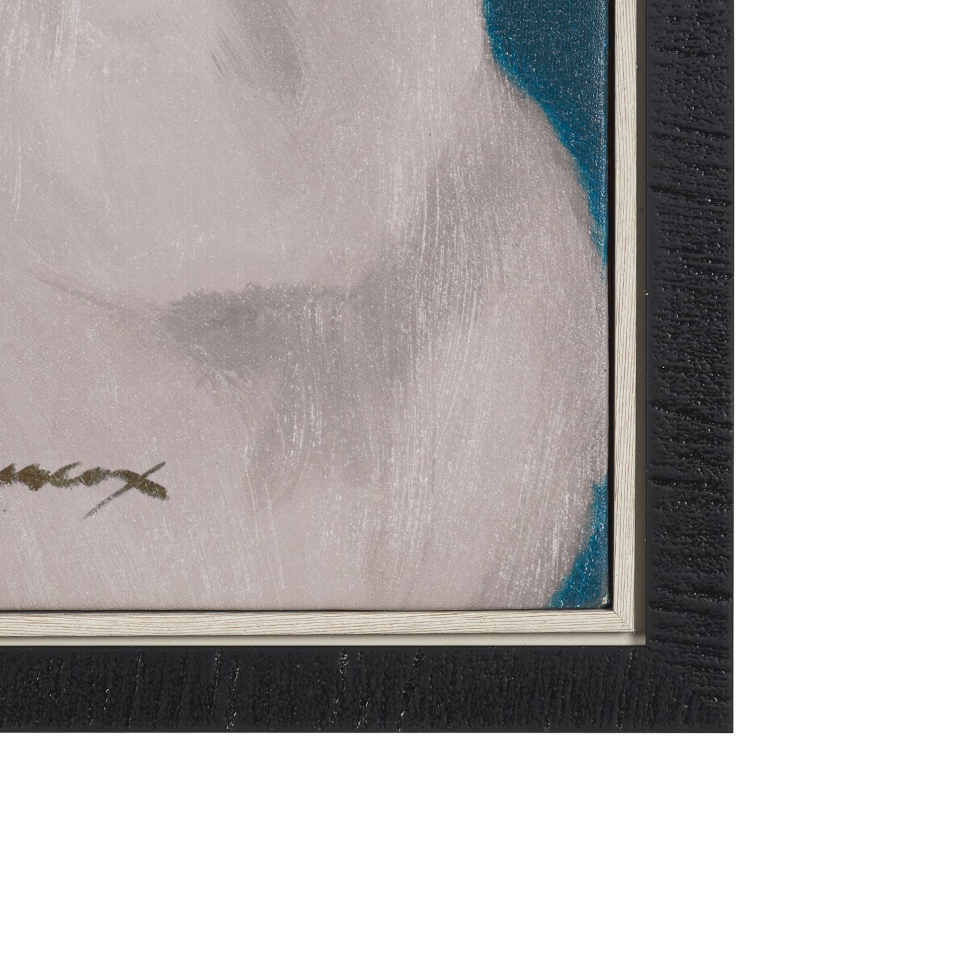 Eucalyptus II by Julianne Marcoux Hand-Embellished Textured Framed Canvas Artwork — product photograph