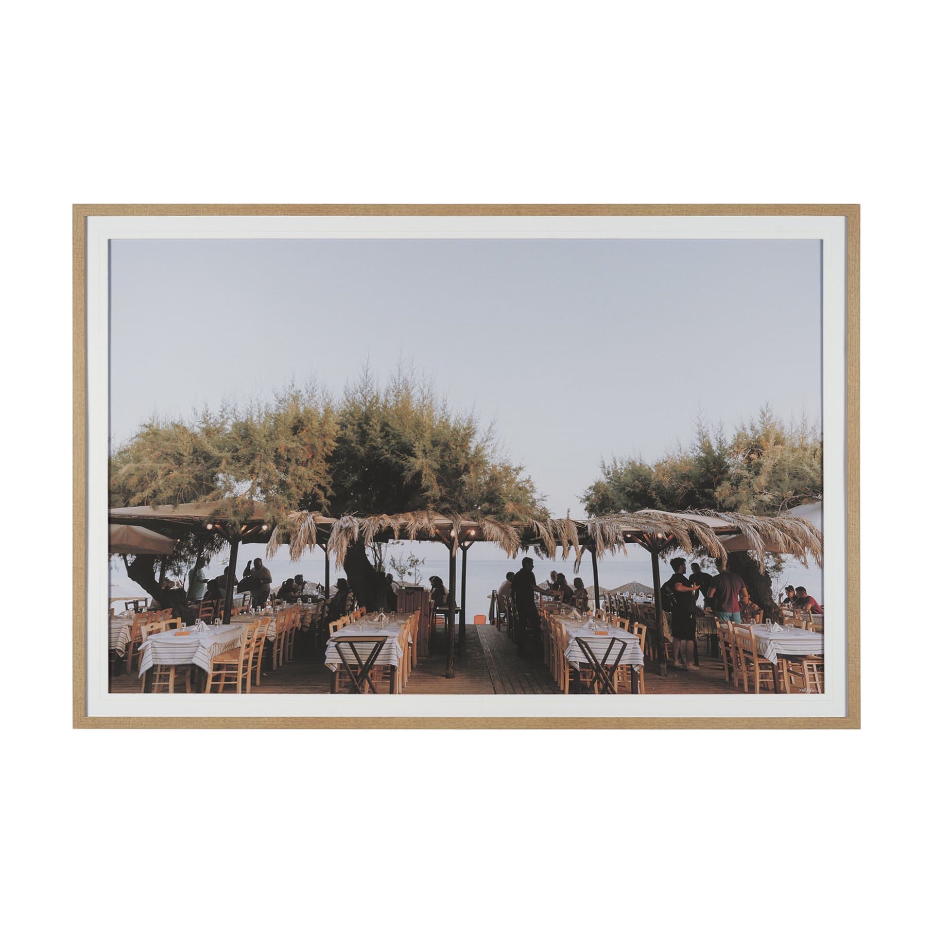 Greek Feast by Kelly Frere FramedPhoto Print Matted under Glass — product photograph