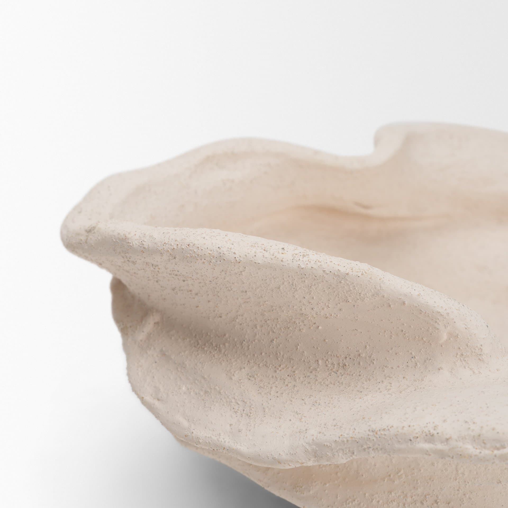 Scala Textured Ceramic Organic Forms Decorative Bowl — product photograph