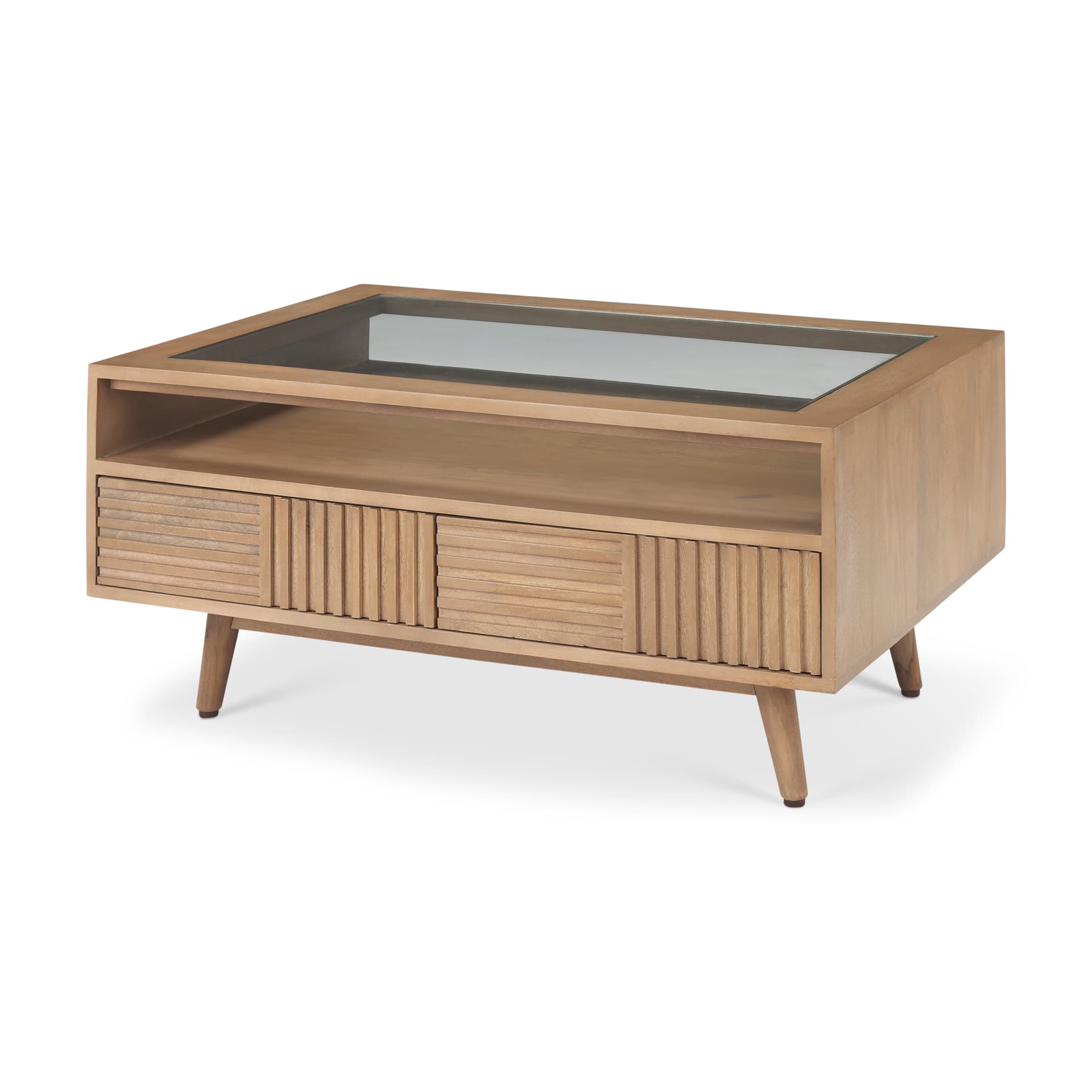 Sable 38.0L x 27.0W x 18.0H Light Brown Wood Coffee Table — product photograph