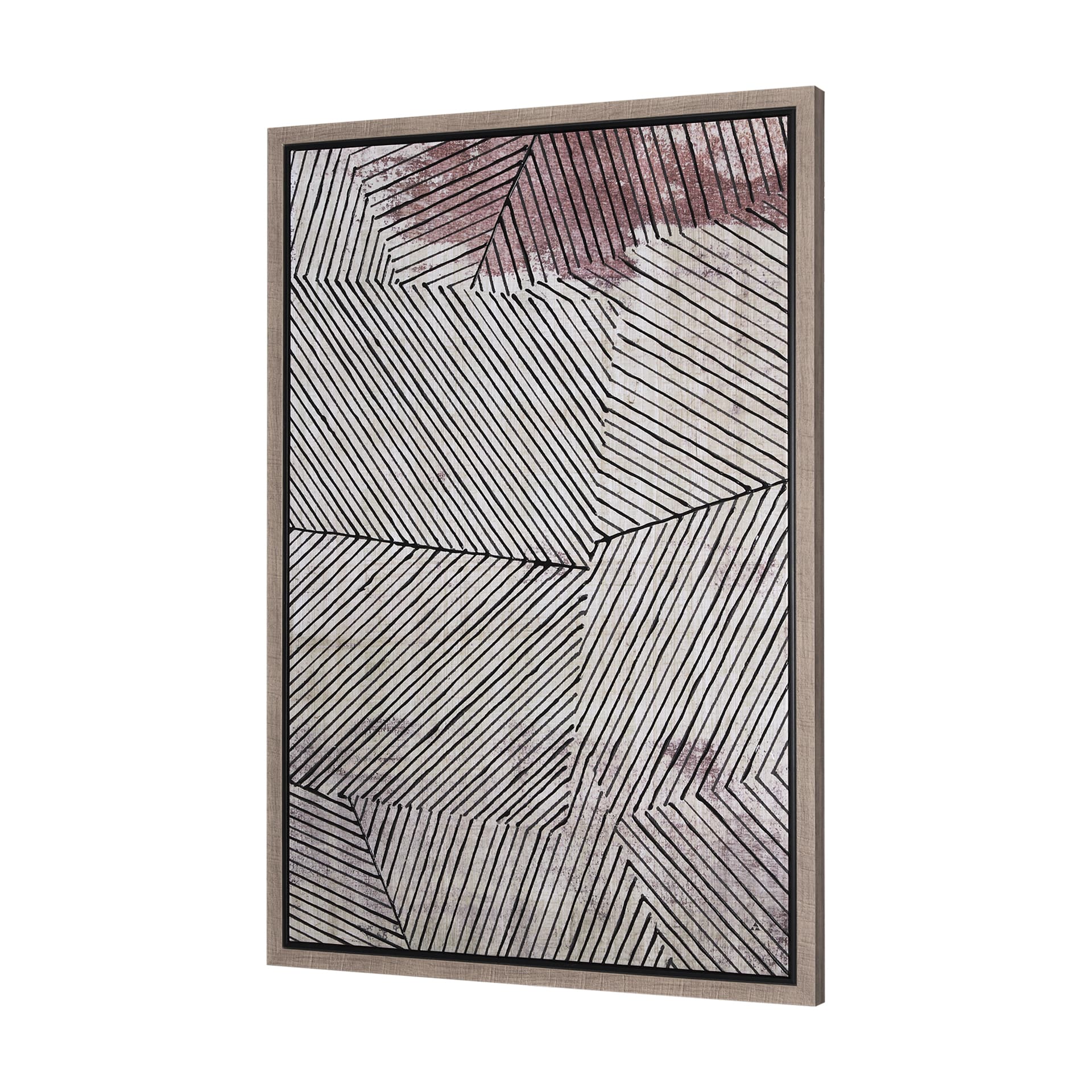 Papyrus Texture I by Mercana Studio a Hand Embellished Textured Framed Canvas — product photograph
