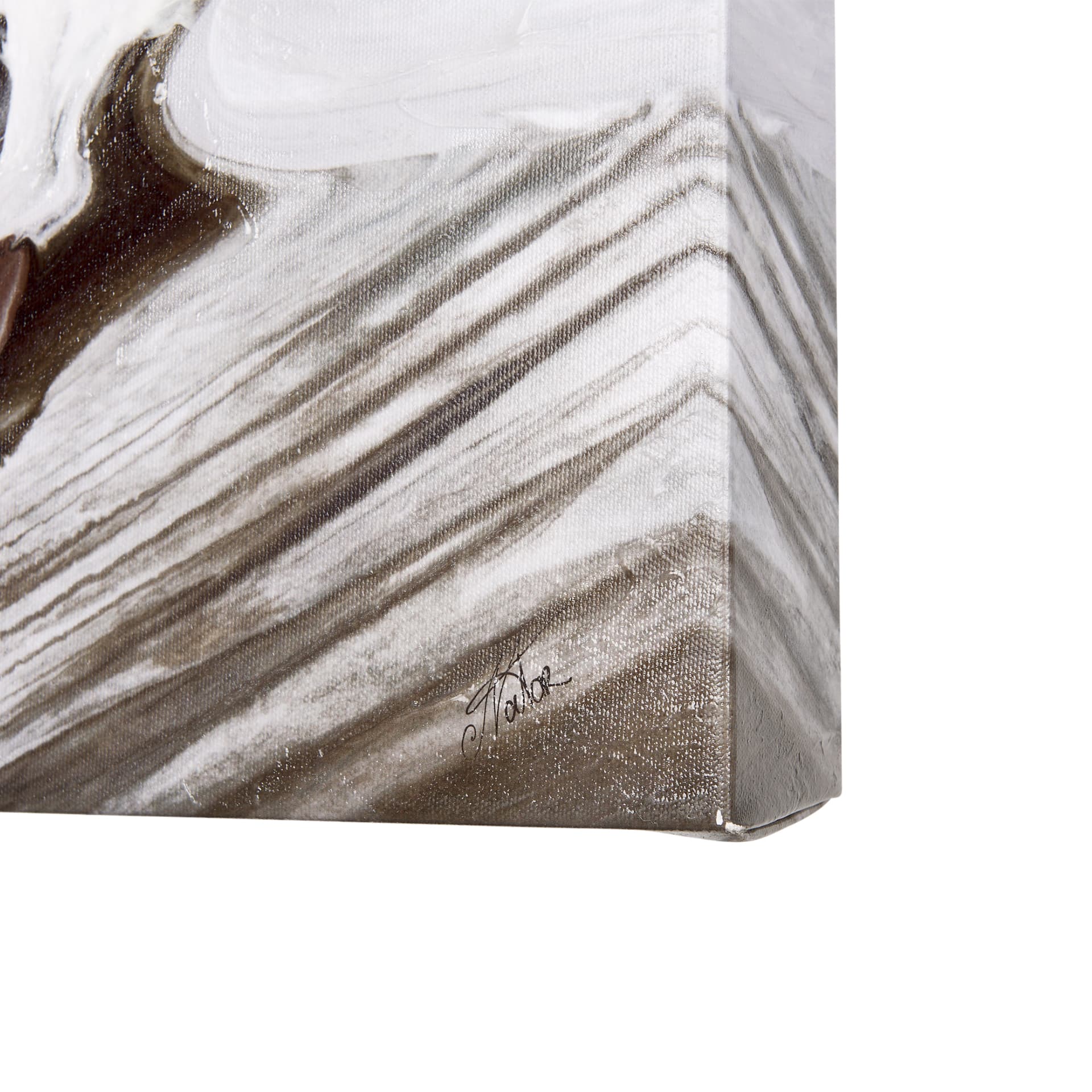 Harmonic III by Mercana Studio a Hand Embellished Textured Canvas — product photograph