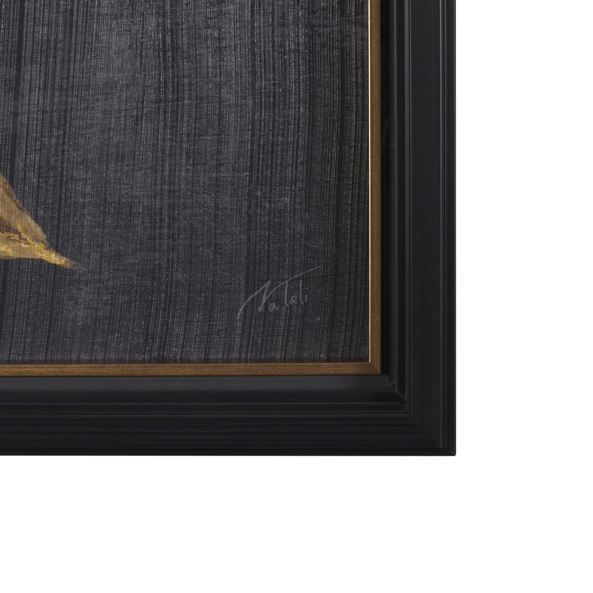 Gilded Bounty II by Mercana Studio a Hand Embellished Framed Art Print Matted under Glass — product photograph