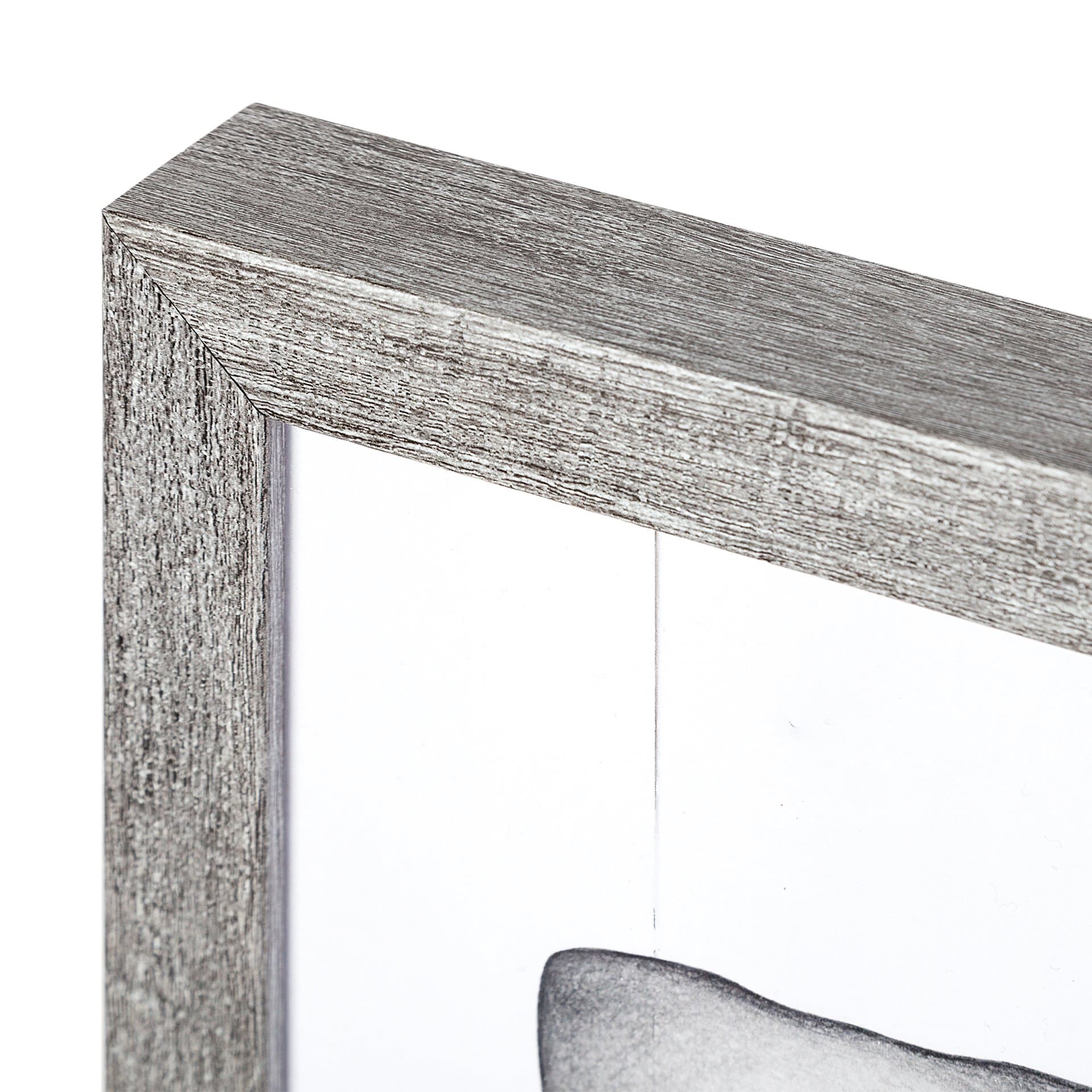 Narwhal by Mercana Studio a Hand Embellished Textured Framed Art Print — product photograph