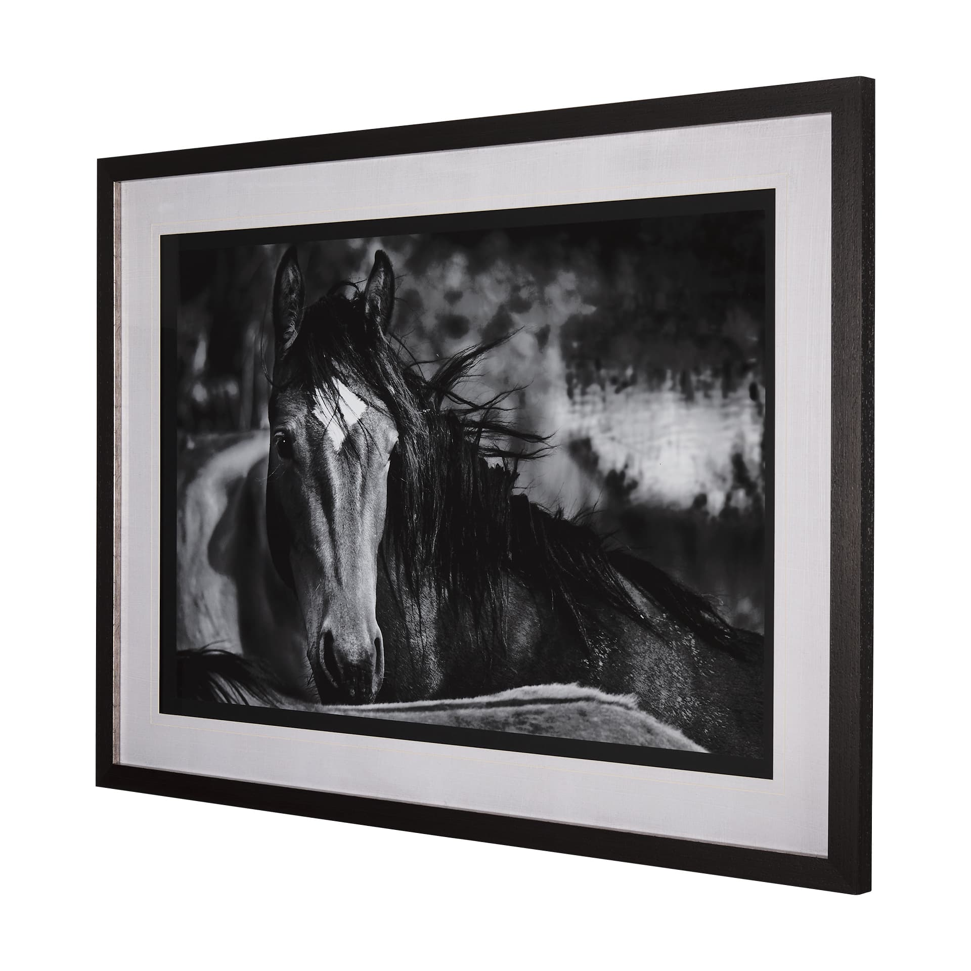Watched Presence by Mercana Studio a Hand Embellished Textured Framed Photo Art Print Matted under G — product photograph