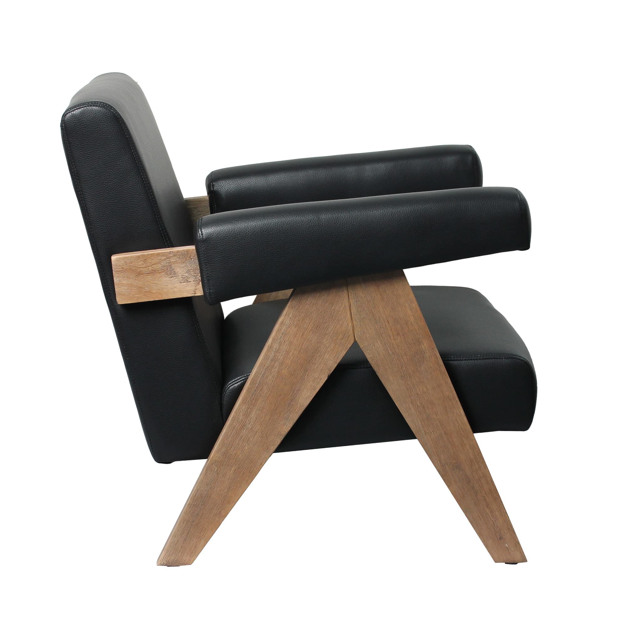 Pierre Arm Lounge Vegan Leather — product photograph