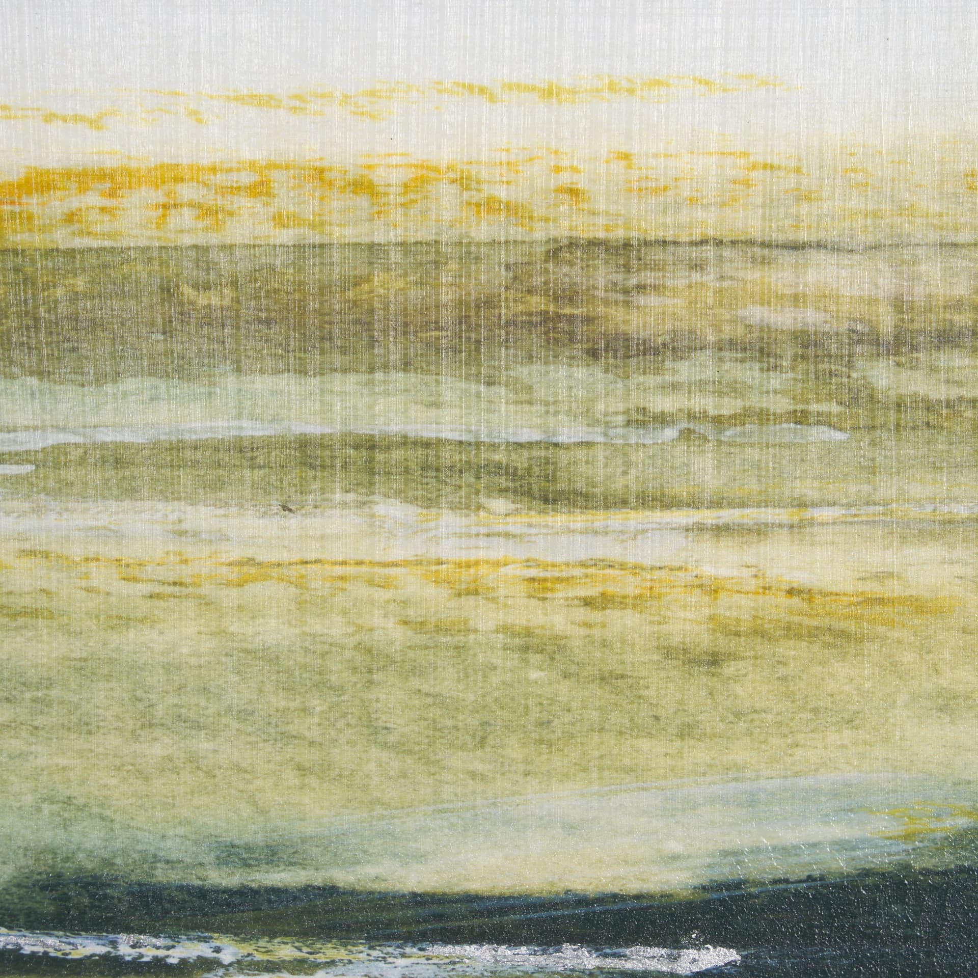 Spring Horizon I by Mercana Studio a Hand Embellished Textured Framed Art Print — product photograph