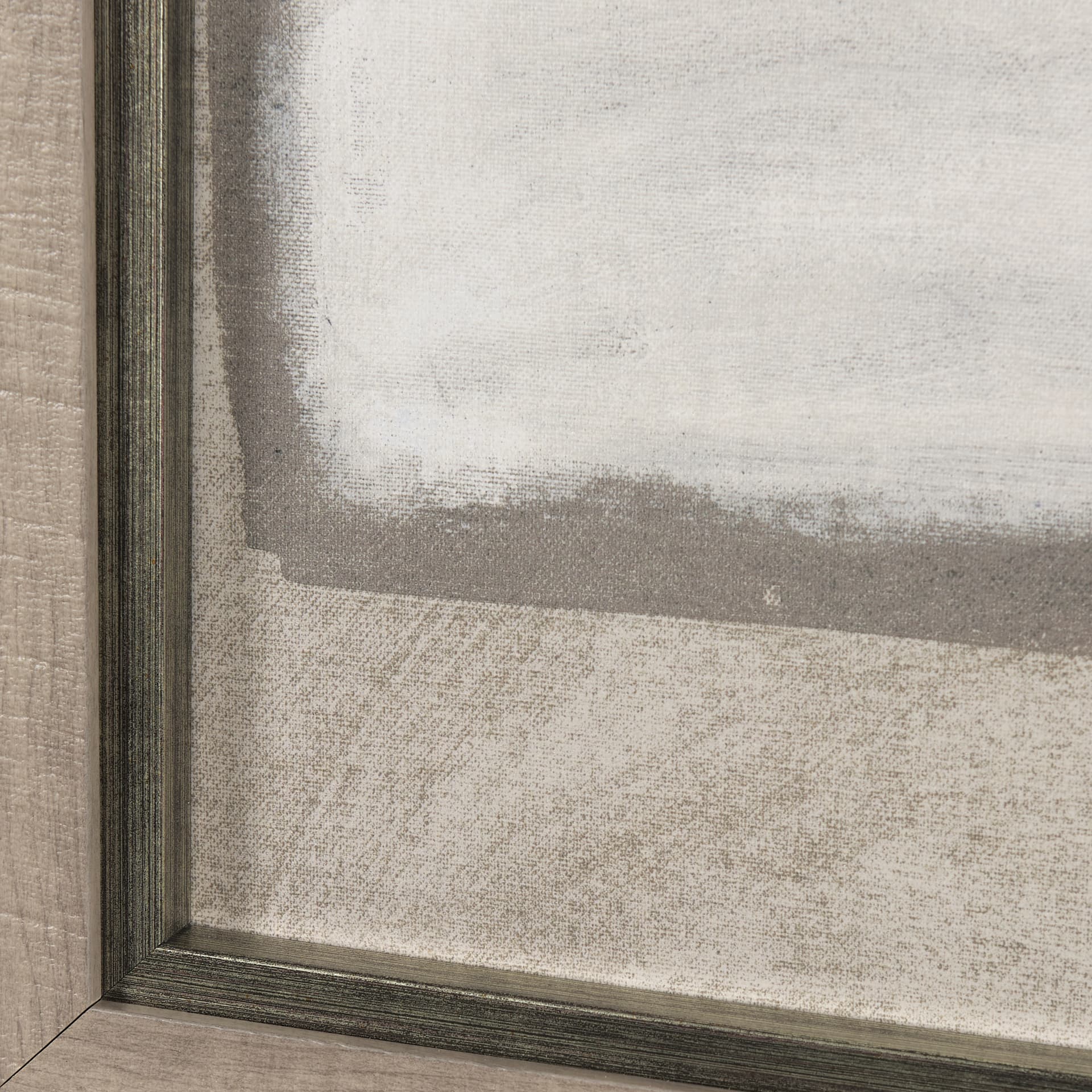 Ecru by Mercana Studio a Hand Embellished Textured Framed Art Photograph Matted under Glass — product photograph