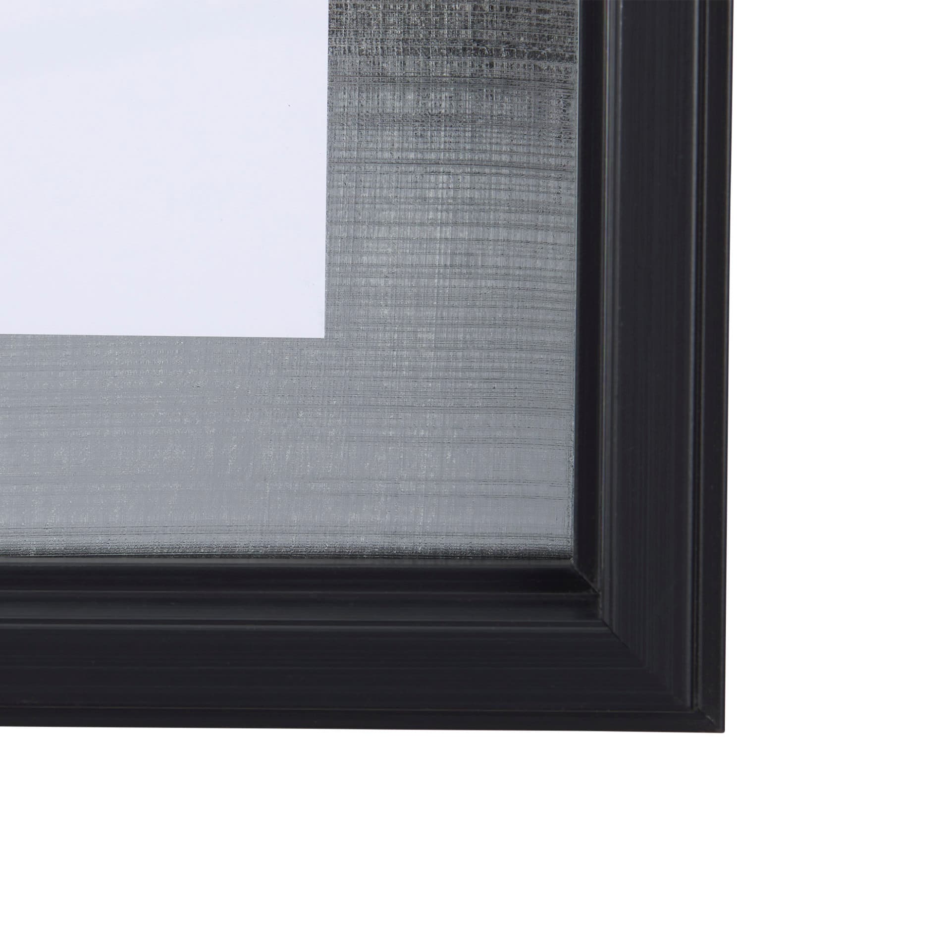 Lines IV by Mercana Studio a Hand Embellished Textured Framed Art Print Matted under Glass — product photograph