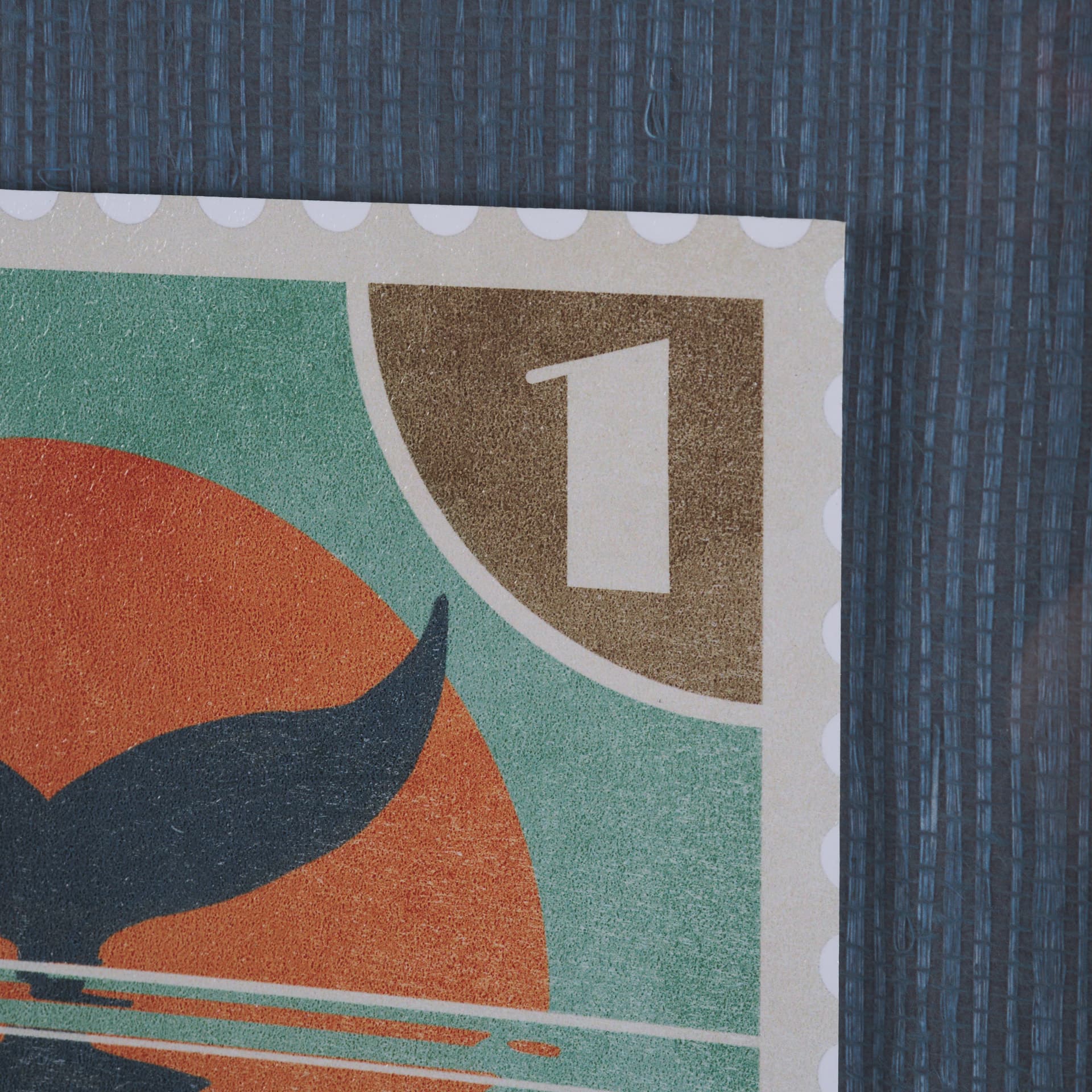 Bon Voyage (Set of 9) by Mercana Studio a Hand Embellished Framed Art Print Matted under Glass — product photograph