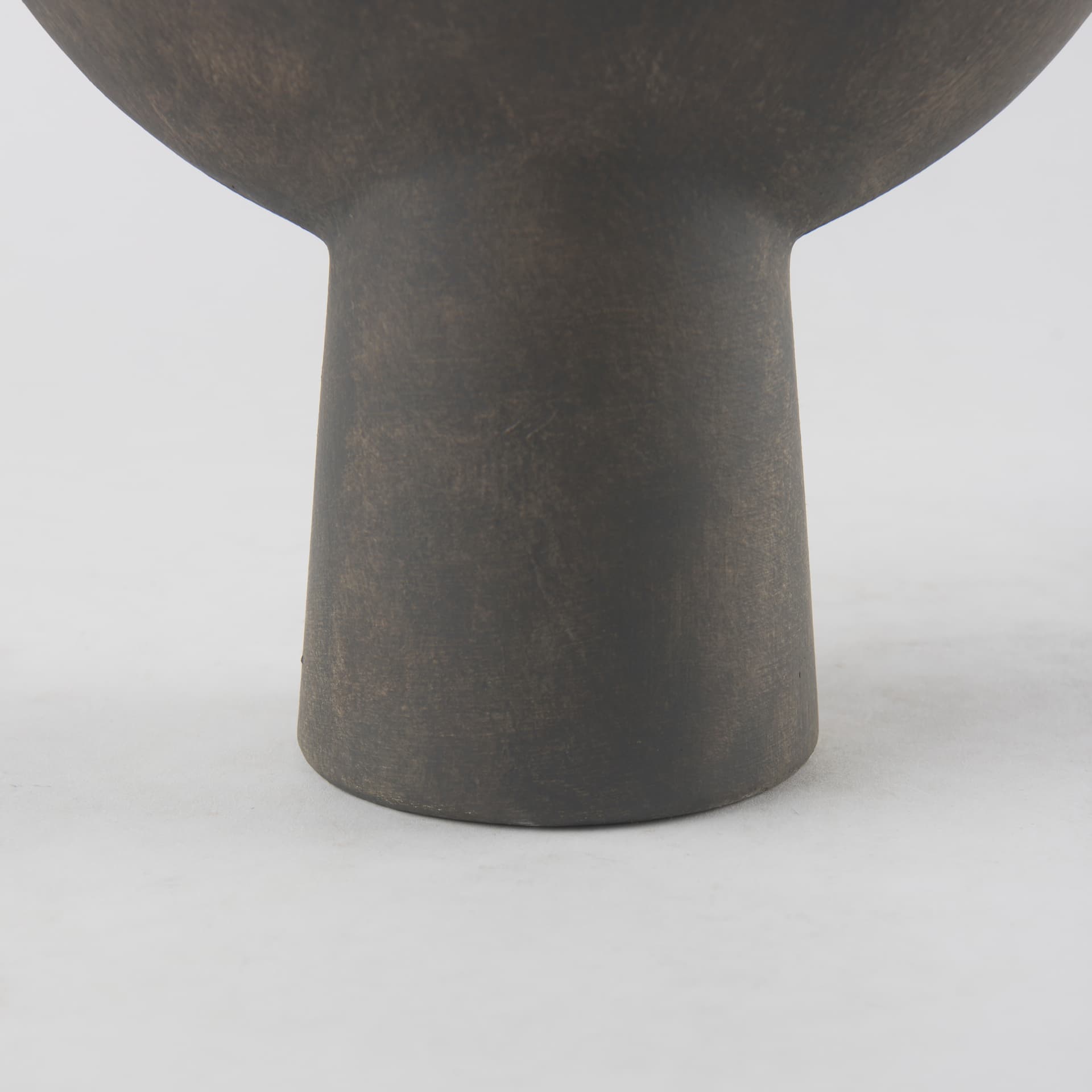 Kaz 8.3L x 3.9W x 16.7H Earthy Brown Ceramic Vase — product photograph