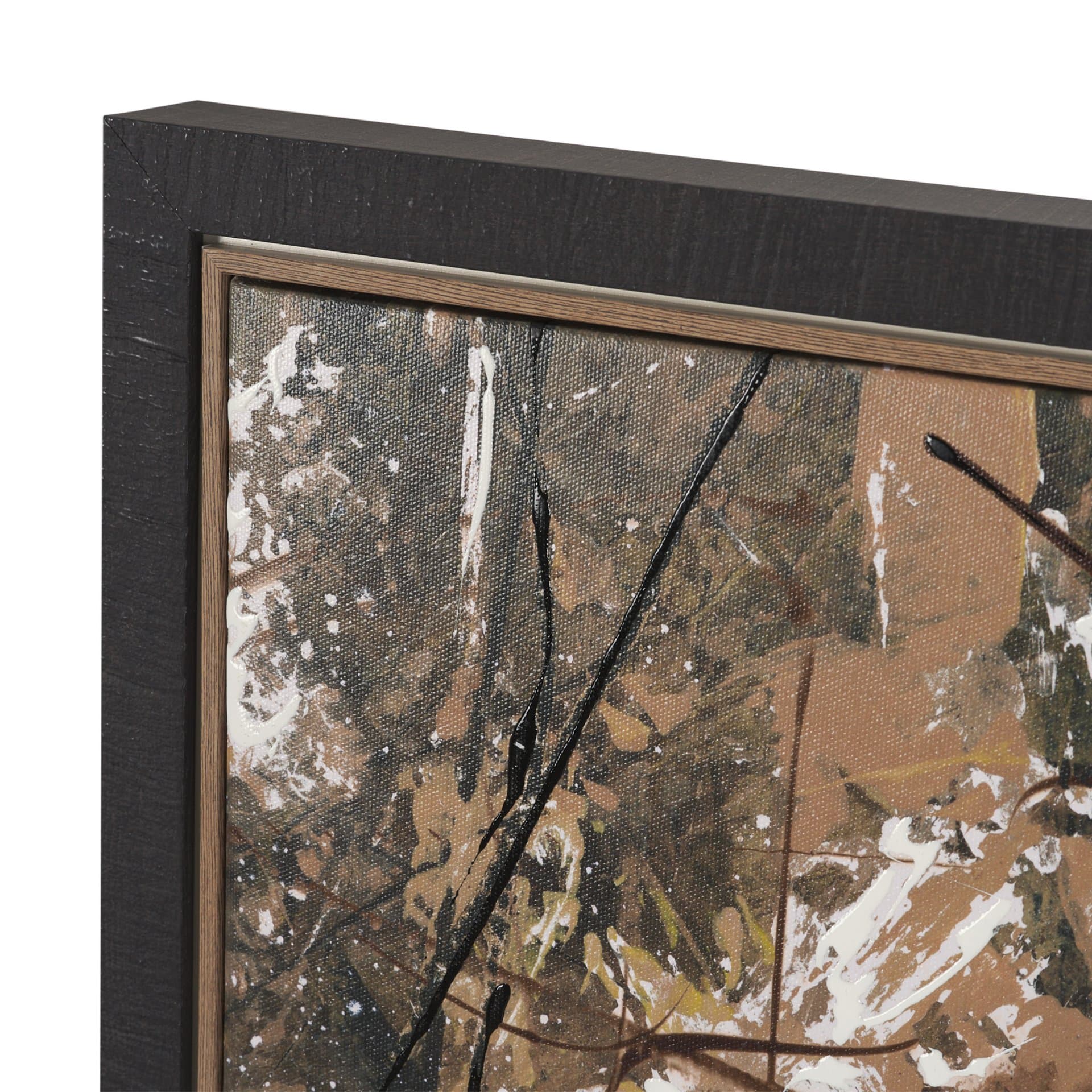 Chaos & Order IV by Chad Warren a Hand Embellished Textured Framed Canvas — product photograph