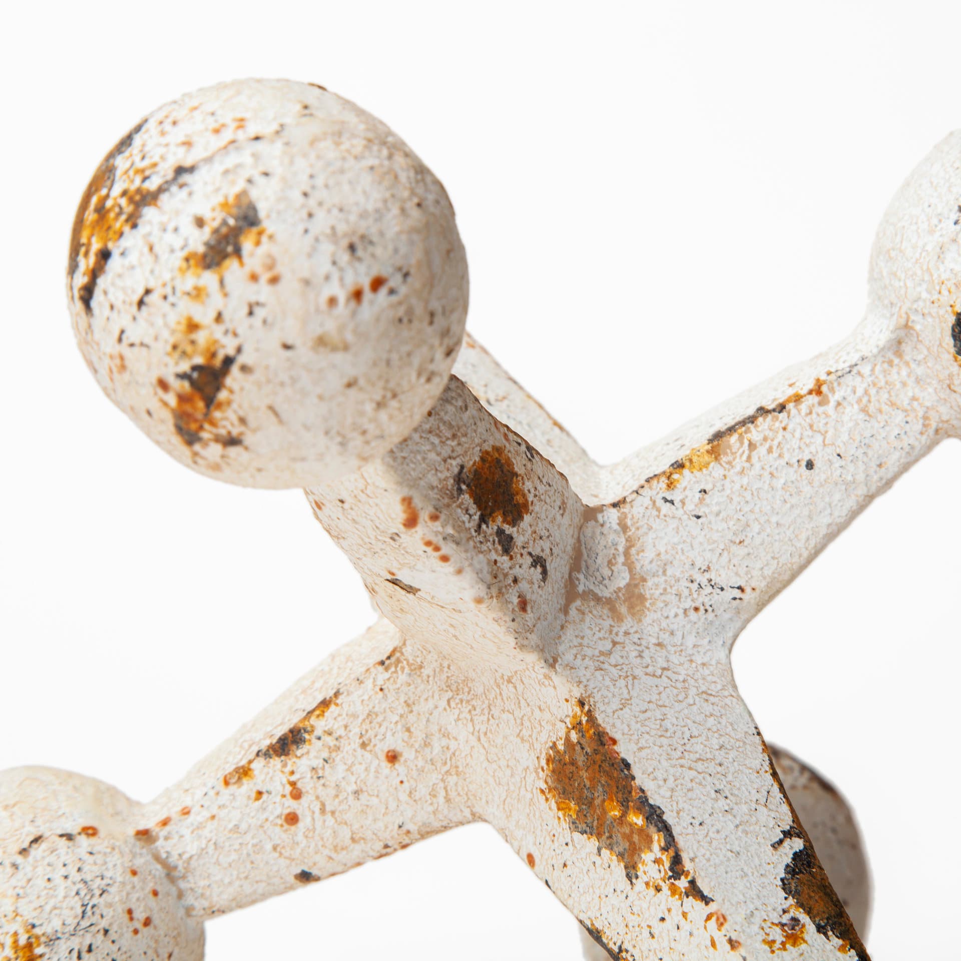 Jax Set of 3 8L x 7W Cast Iron Metal Jacks — product photograph