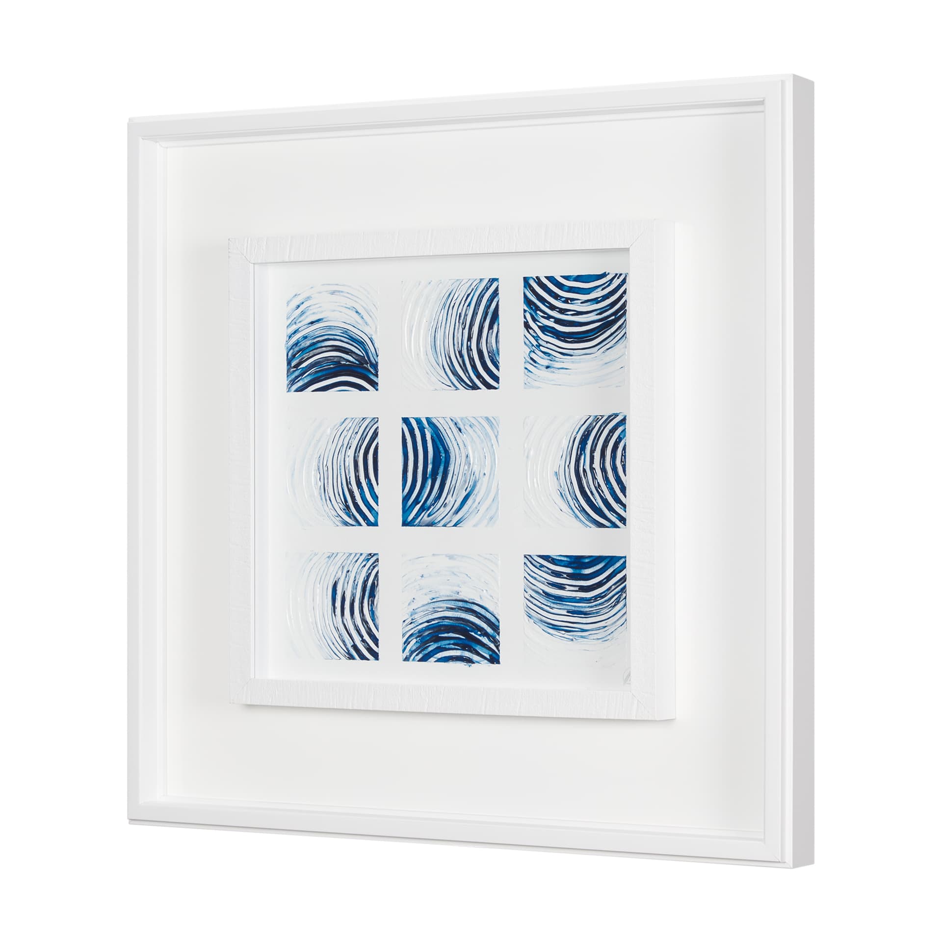 Ocean Sounds II by Studio M a handmade Original Framed Artwork under Glass — product photograph