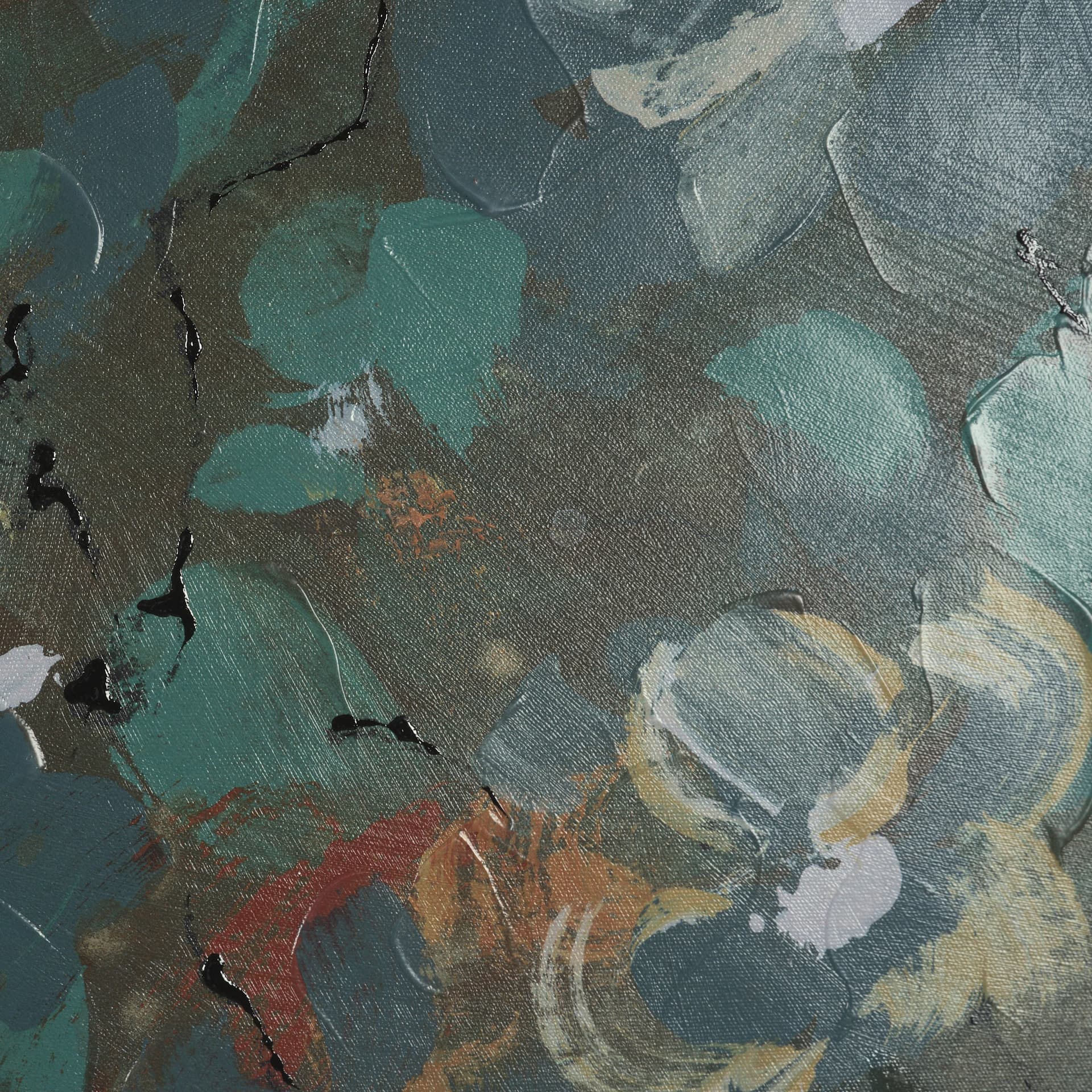 Graphite Sensation II by Mercana Studio a Hand Embellished Textured Framed Canvas — product photograph