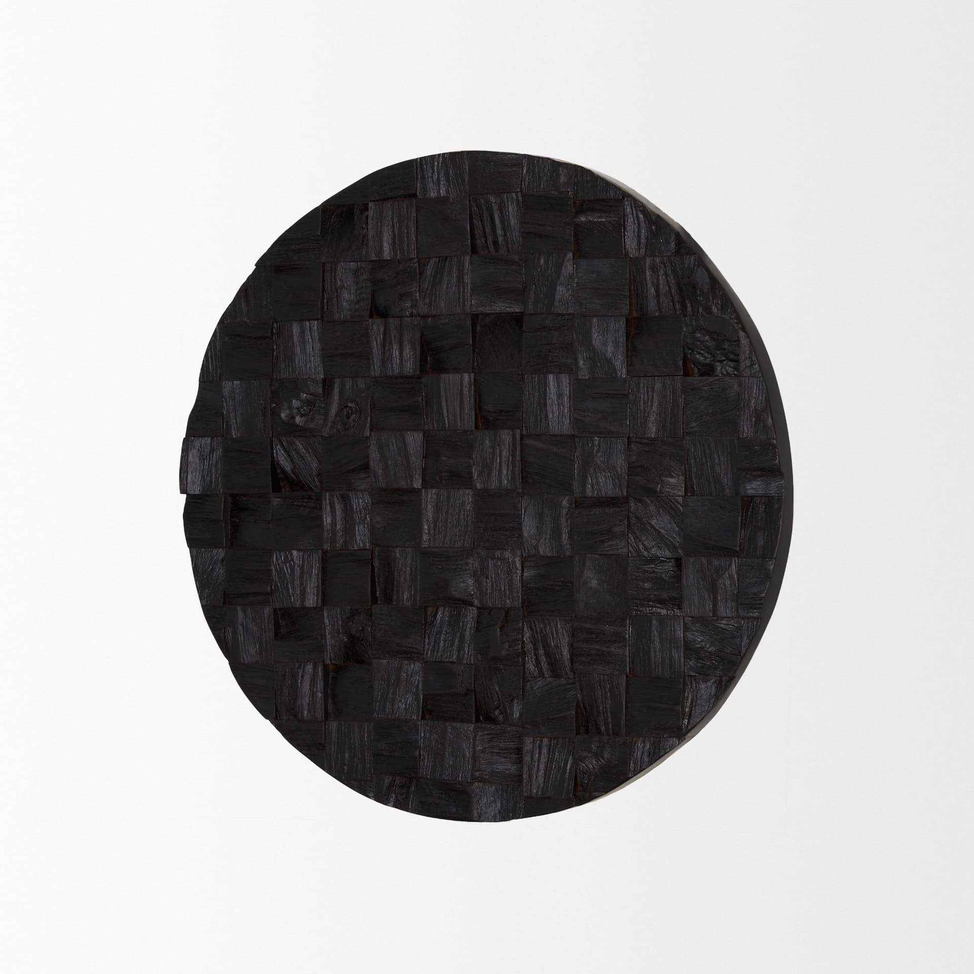 Into the Abyss I Dark Brown Wood 24" Wall Decor — product photograph