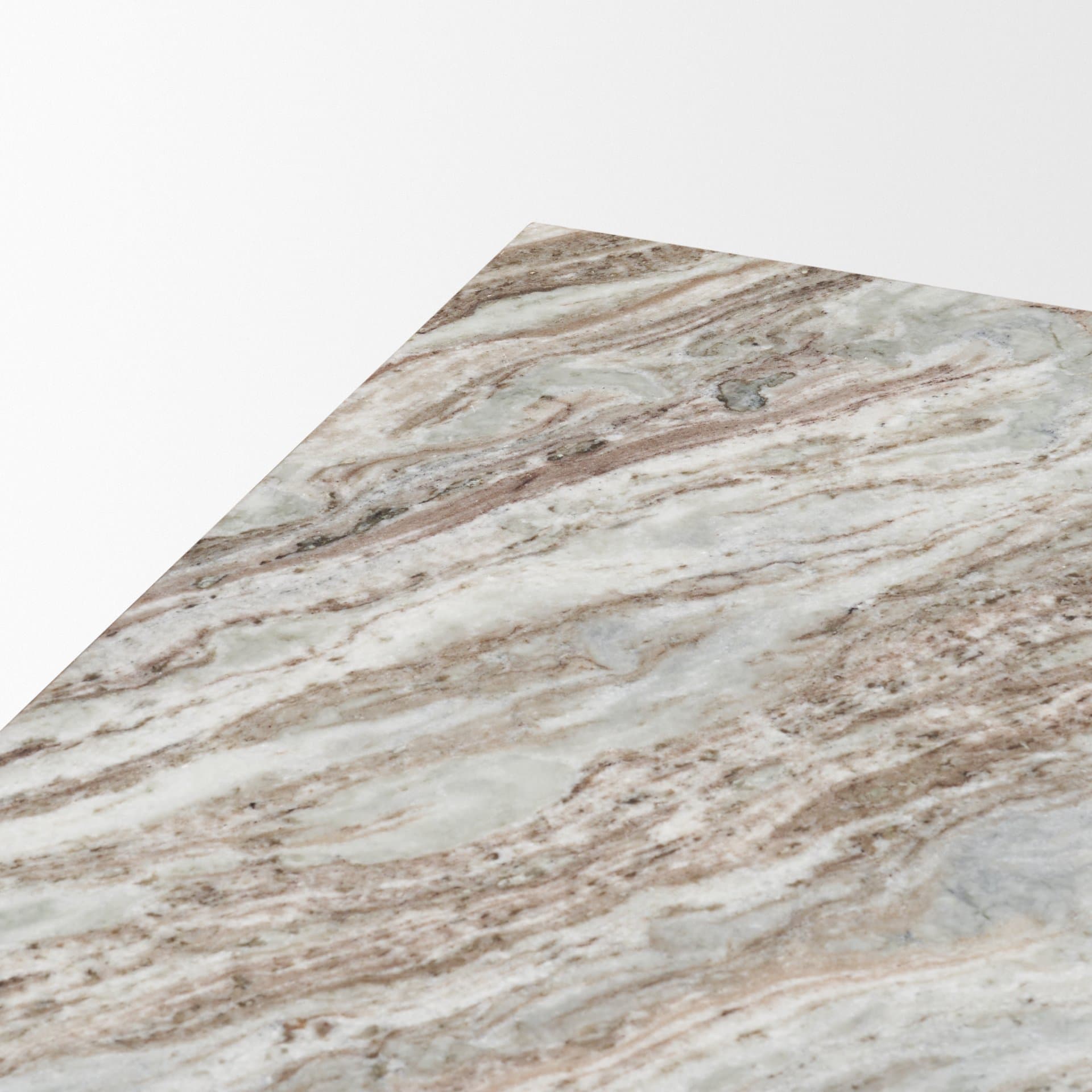Matteo Solid Pink Marble Rectangular Coffee Table — product photograph