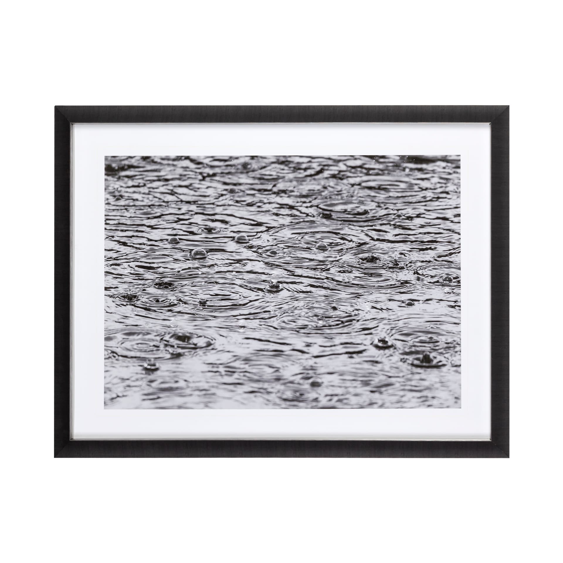 As Snow Melts by Nancy Crowell a Hand Embellished Textured Framed Photo Art Print Matted under Glass — product photograph