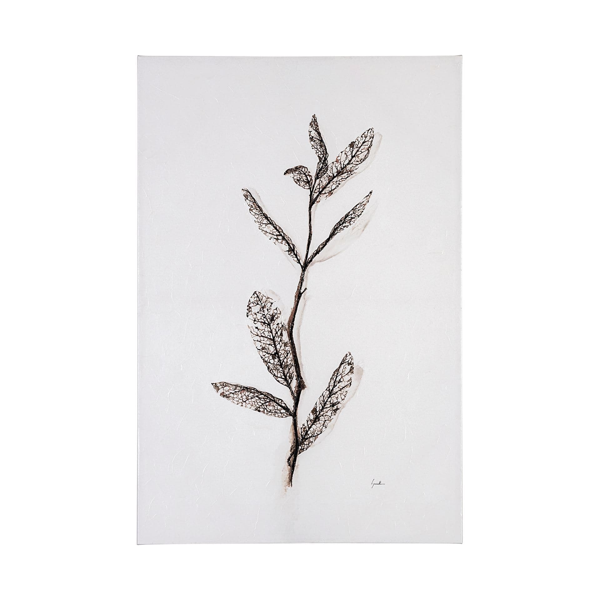 Olive Branch I by Gabrielle Campbell a Hand Embellished Textured Canvas — product photograph