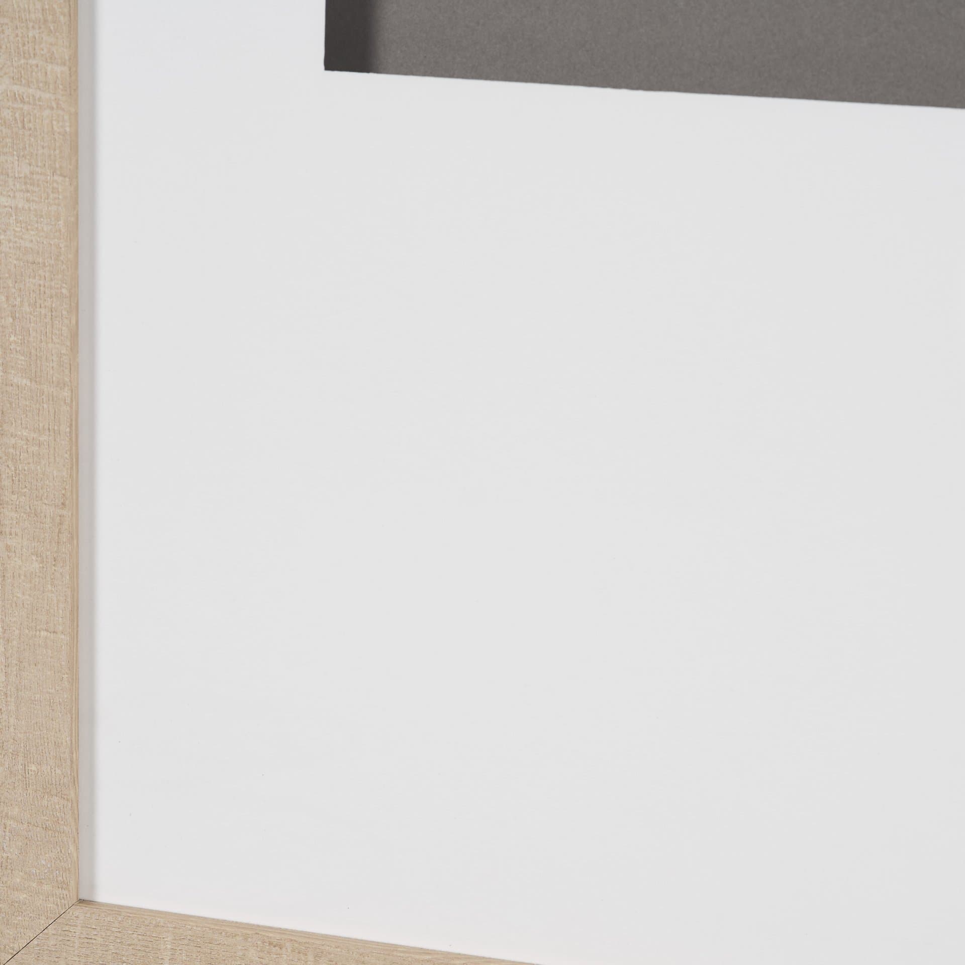 Soft Geometry I by Mercana Studio Hand-Embellished Textured Framed Artwork Matted under Glass — product photograph