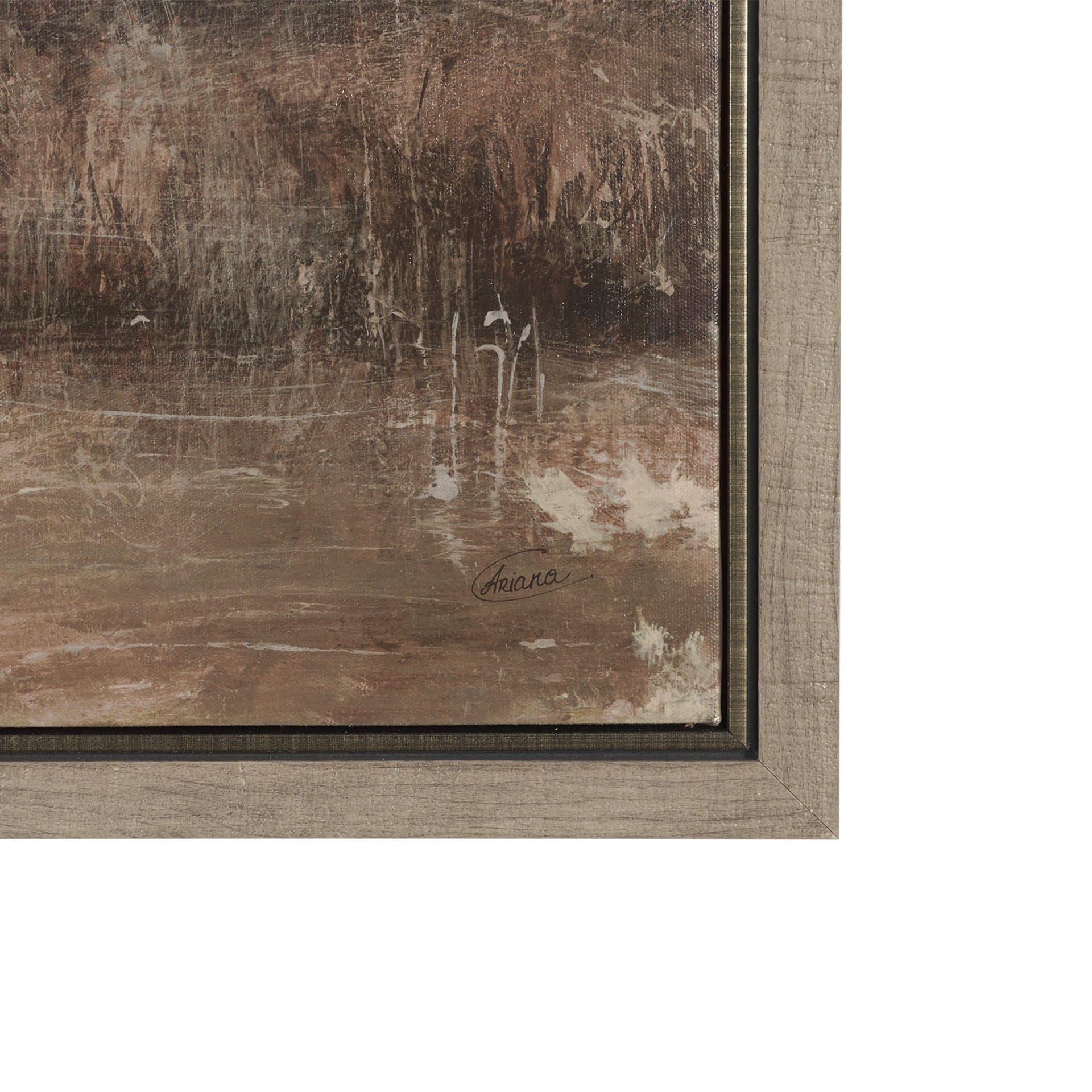 Calm Horizon I by Mercana Studio Hand-Embellished Textured Framed Canvas Artwork — product photograph