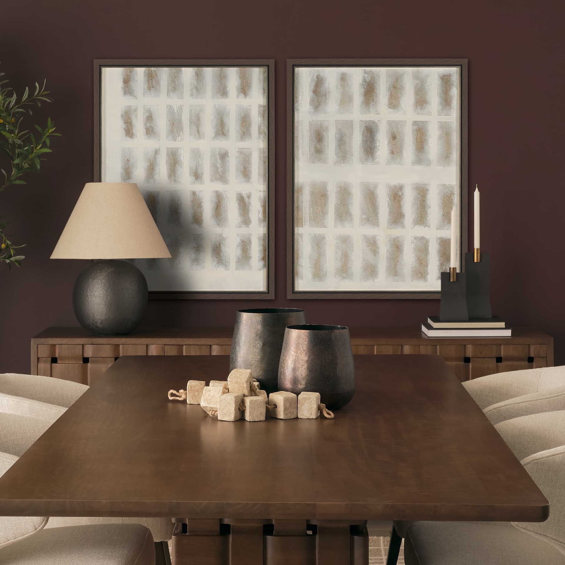 Sand & Structure II by Mercana Studio Handmade Original Framed Artwork Matted under Glass — product photograph