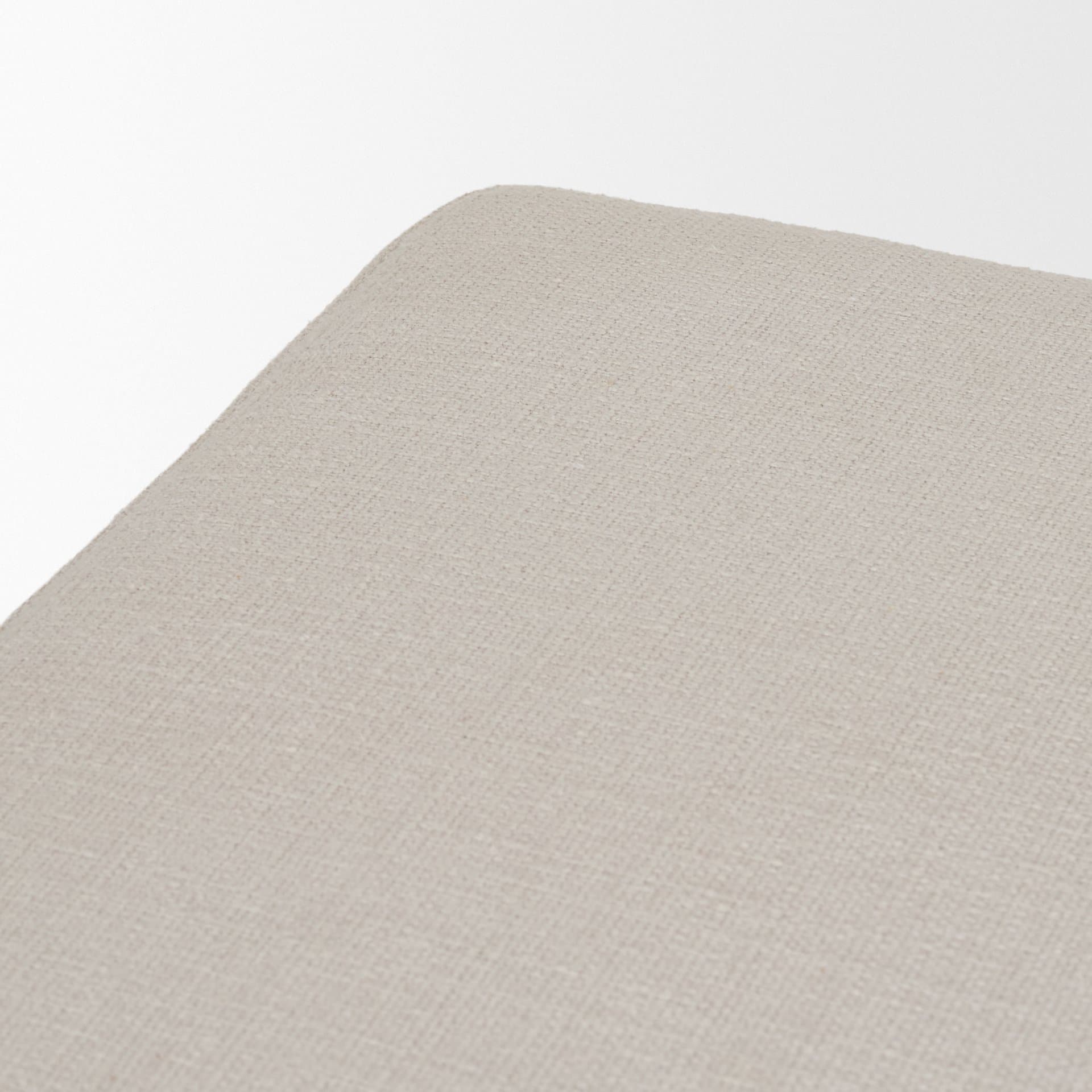 Frodo Backless 26.5in Seat Counter Stool | Counter White Fabric — product photograph