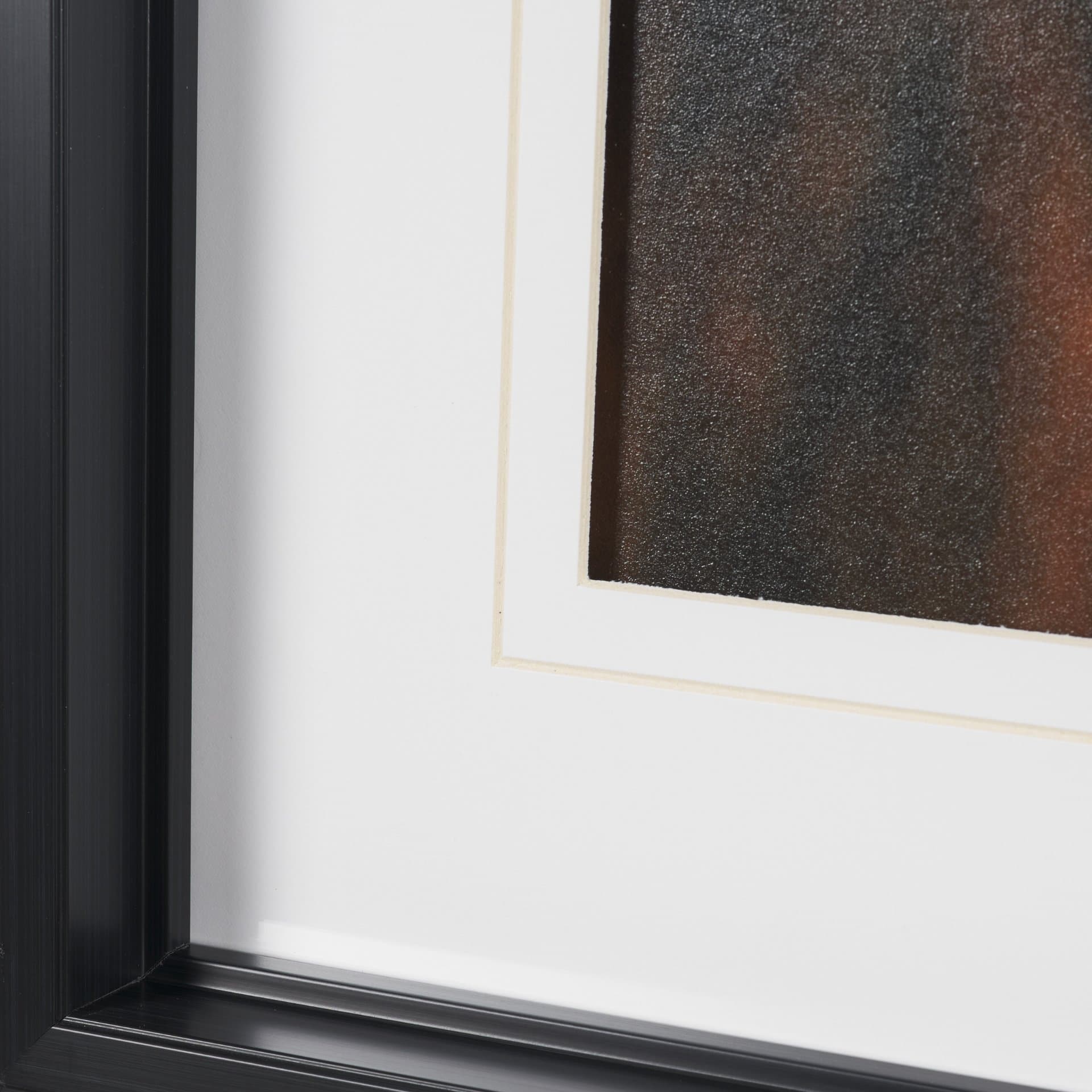 Cannon Beach Elk by Stefan and Audrey Textured Framed Photo Print Matted under Glass — product photograph