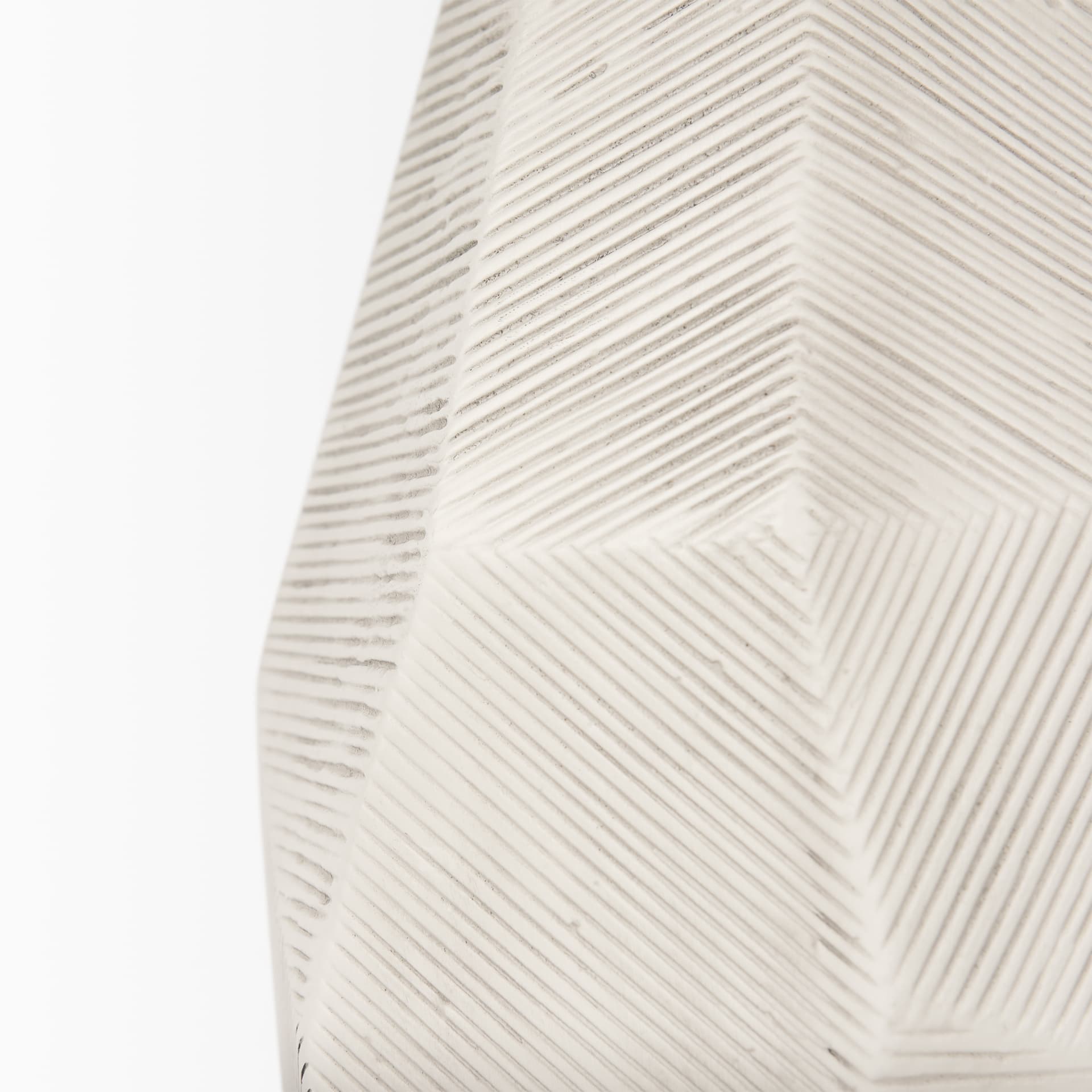 Piven White w/Antiqued Wash Textured Ceramic Table Lamp — product photograph