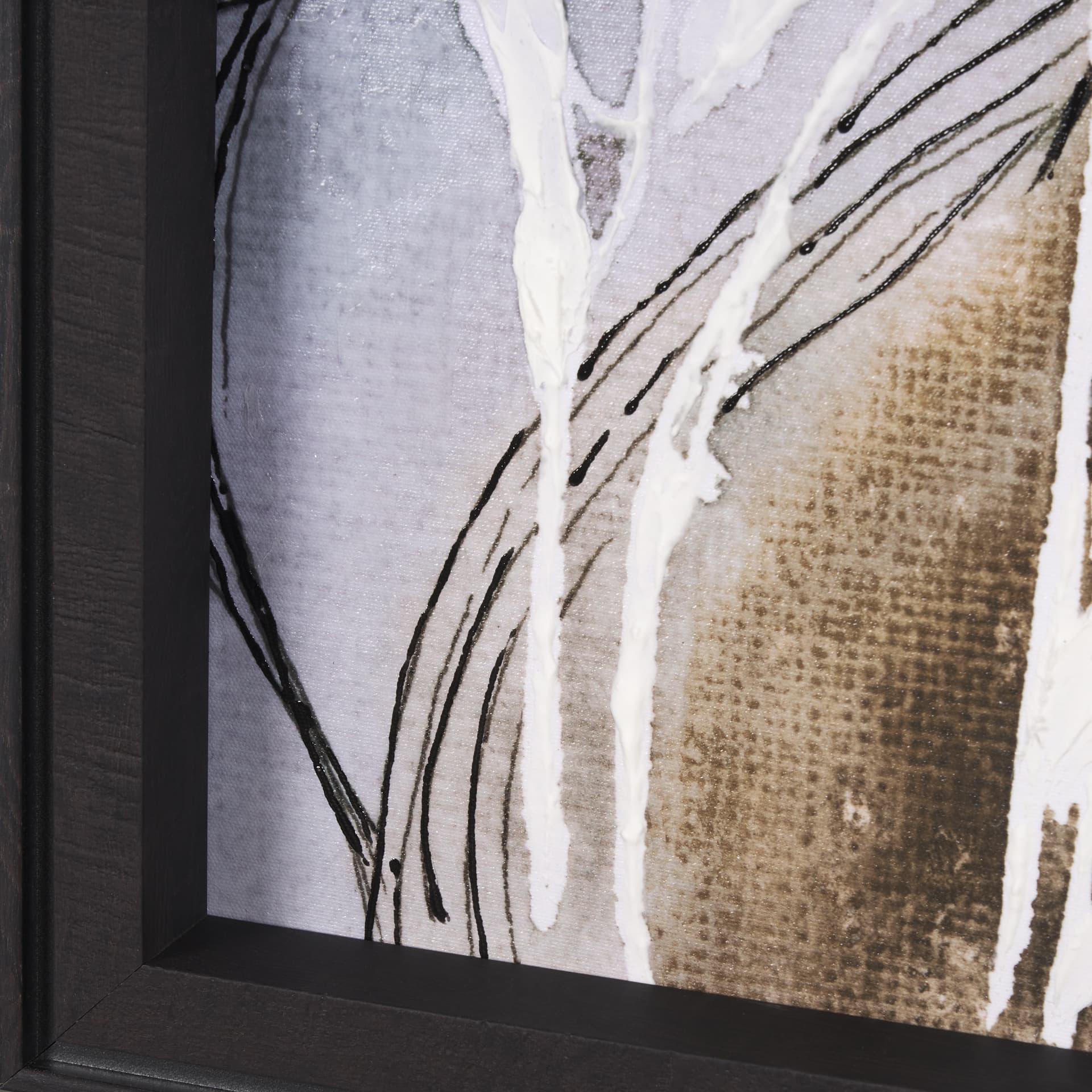 Blowing Grass I by Mercana Studio a Hand Embellished Textured Framed Art Print — product photograph