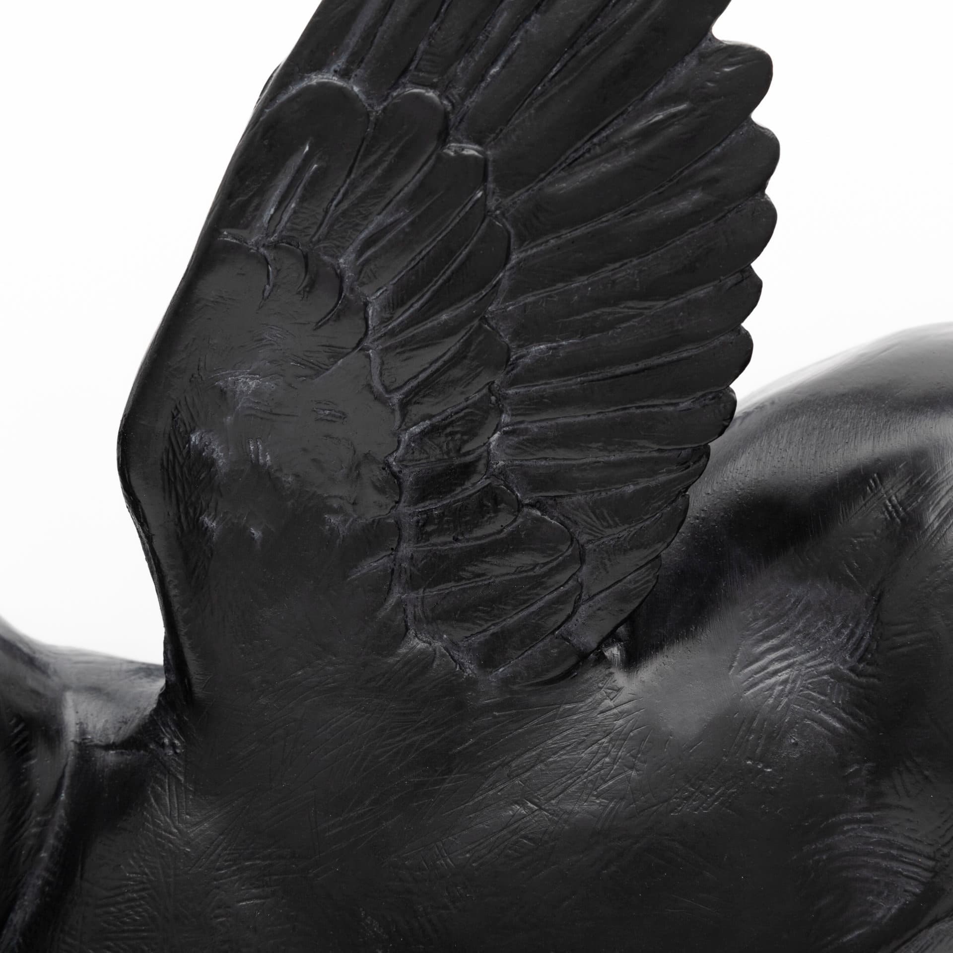 Hogbadi Set of 2 Black Flying Pigs — product photograph
