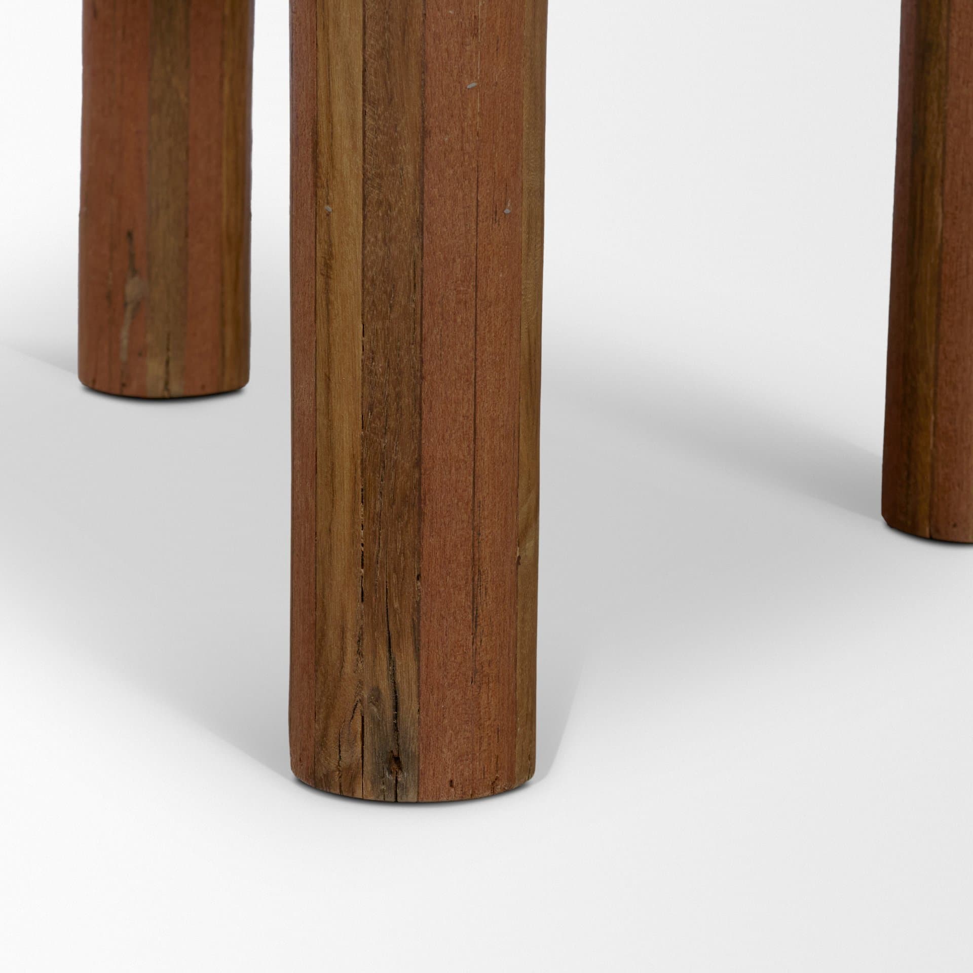 Hewitt Square Smooth Reclaimed Wood Side Table — product photograph
