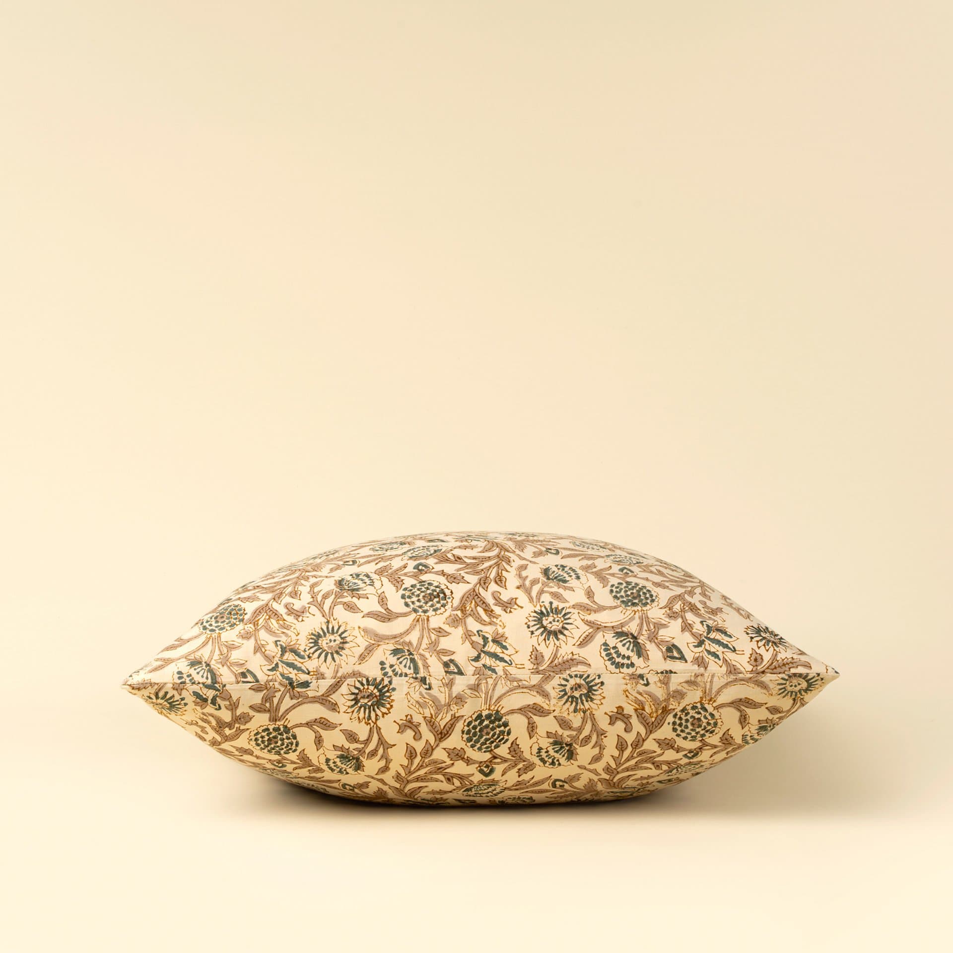 Sudari 20x20 Block Print Pillow Cover — product photograph