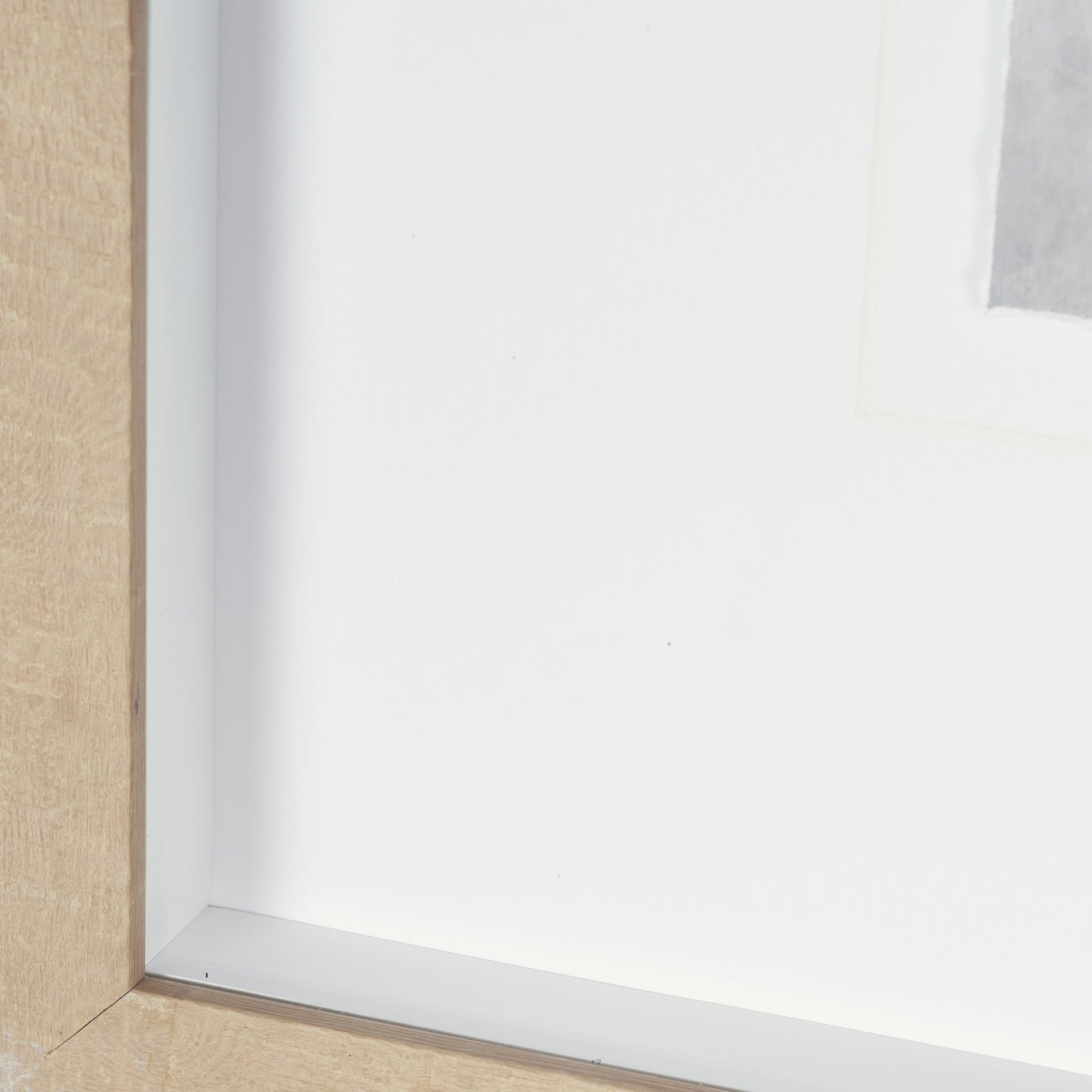 Studies in White and Ash: Study I by Mercana Studio Textured Framed Artwork Matted under Glass — product photograph