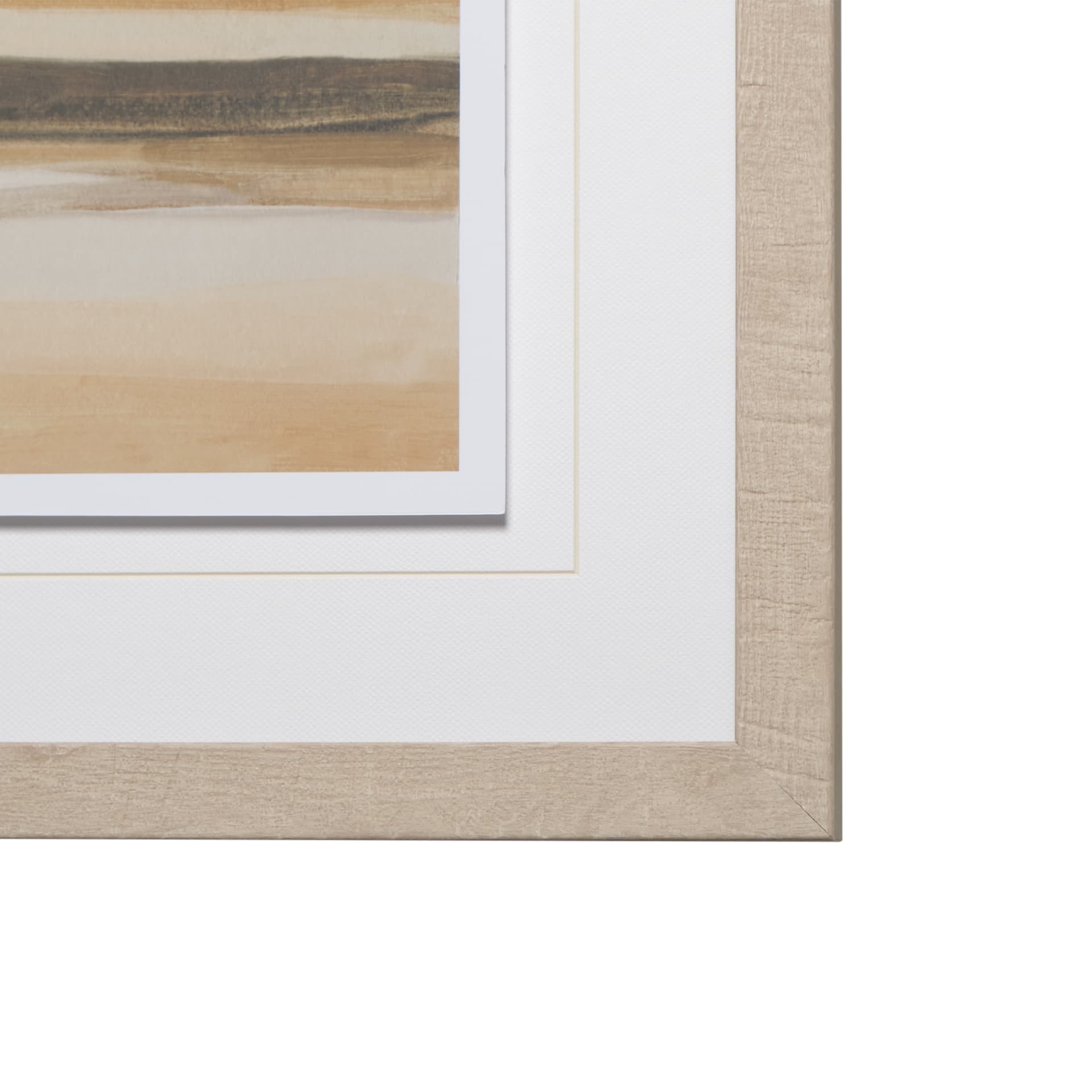 Wattwanderung I by Emma Scarvey a Framed Art Print Matted under Glass — product photograph