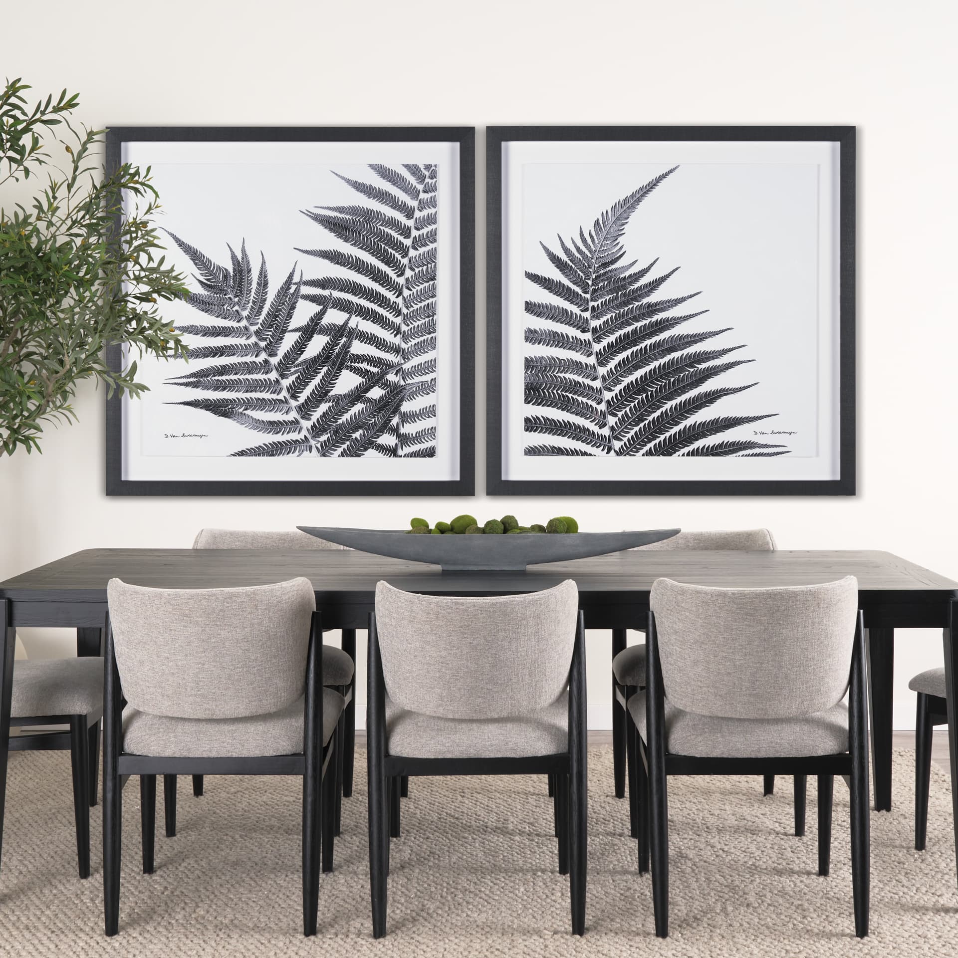 Truth by Debra Van Swearingen a Hand Embellished Framed Photo Art Print Matted under Glass — in a styled room