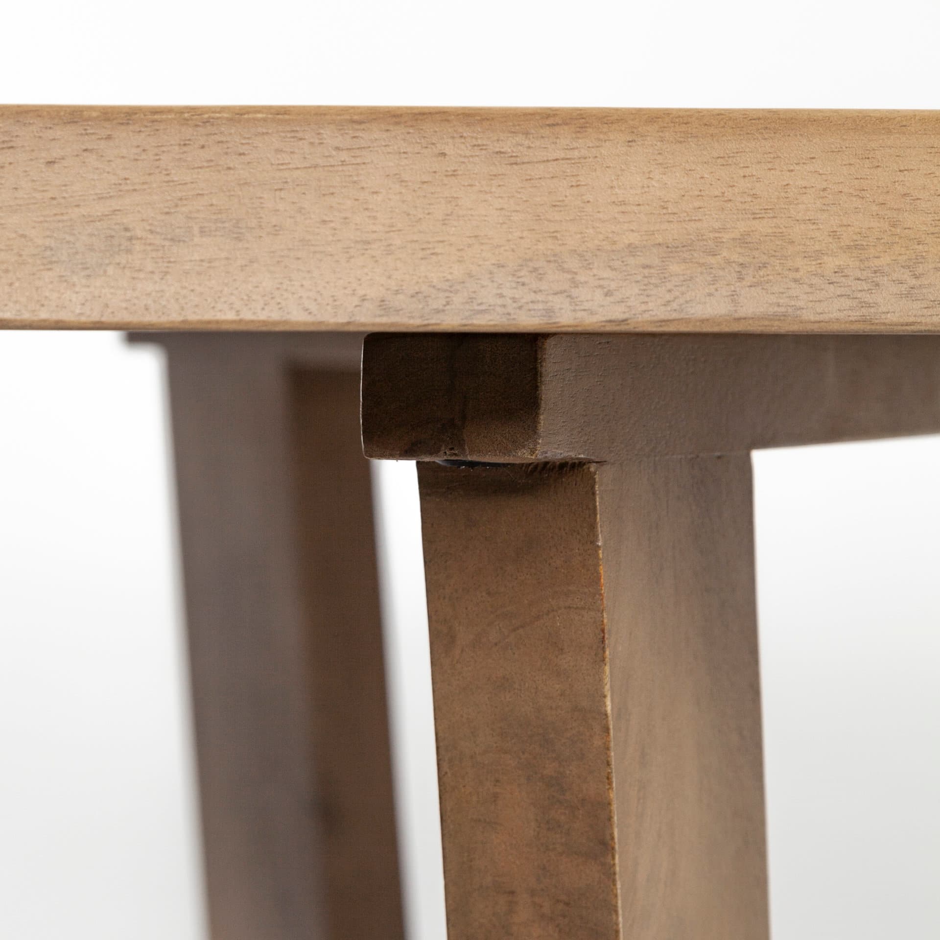 Denver 92"L x 39"W Rectangular Dining Table | Modern | Brown Wood | Seats 6 — product photograph