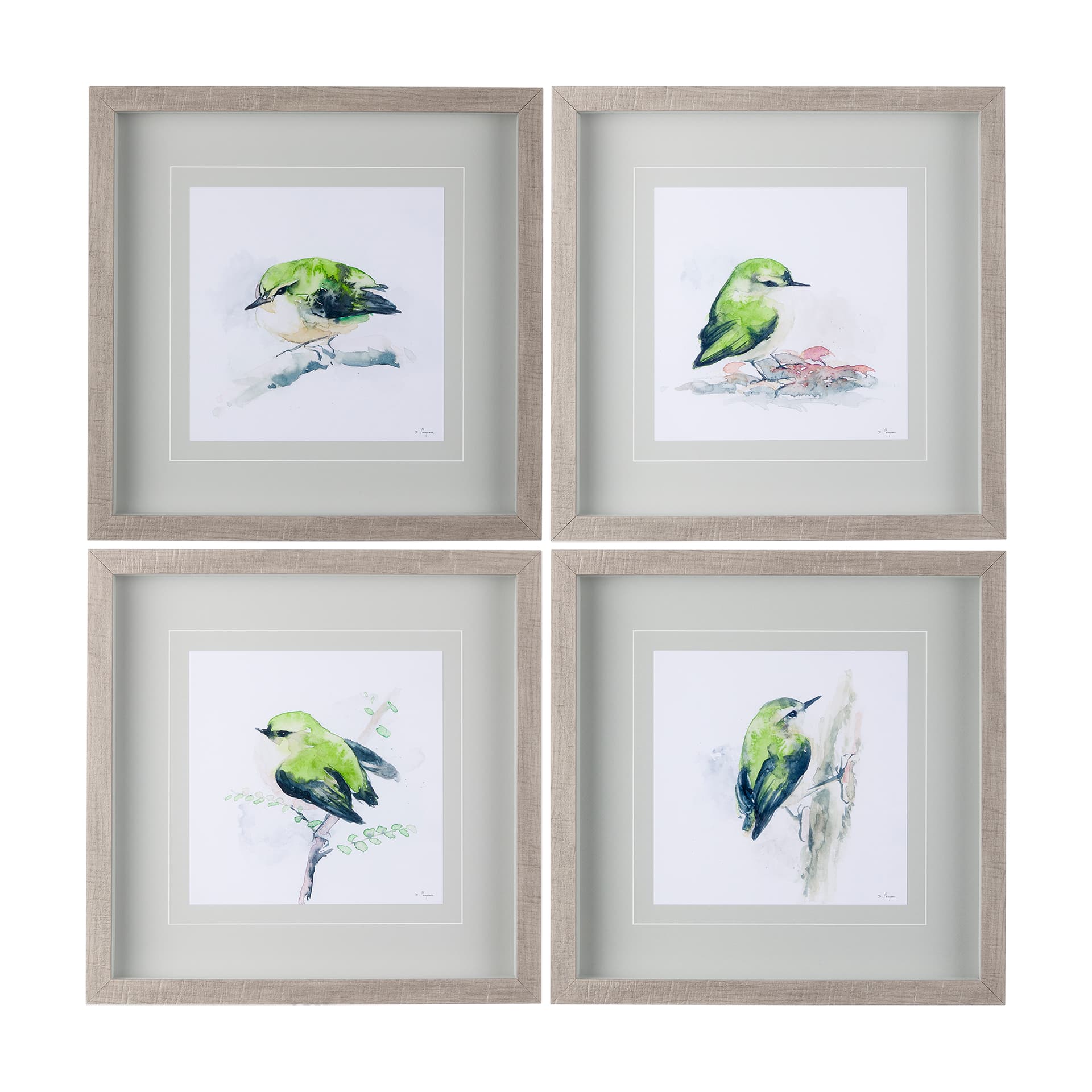 Rifleman II by Mercana Studio a Hand Embellished Textured Framed Art Print Matted under Glass — product photograph
