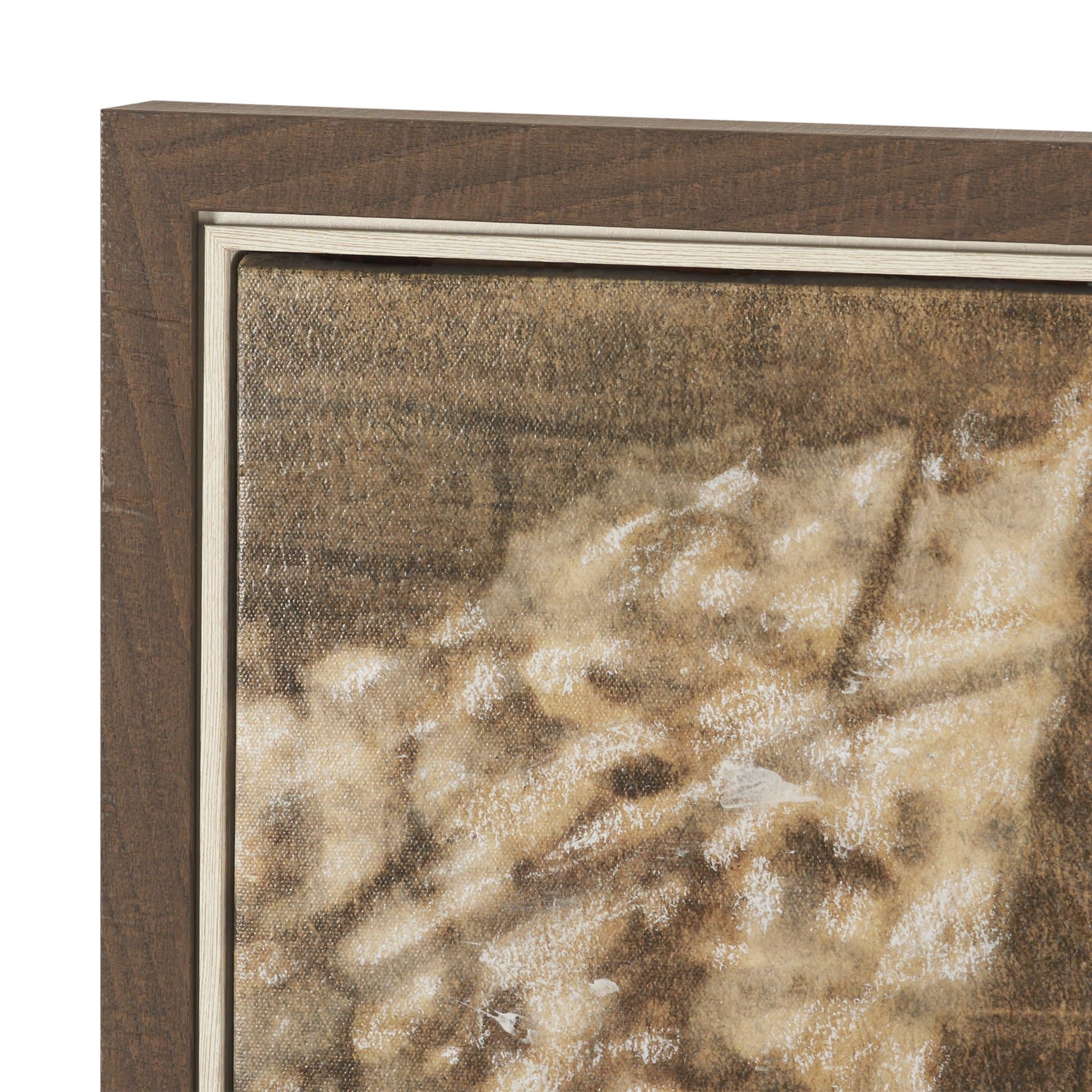 Wall of Shadows II by Mercana Studio Hand-Embellished Textured Framed Canvas Artwork — product photograph