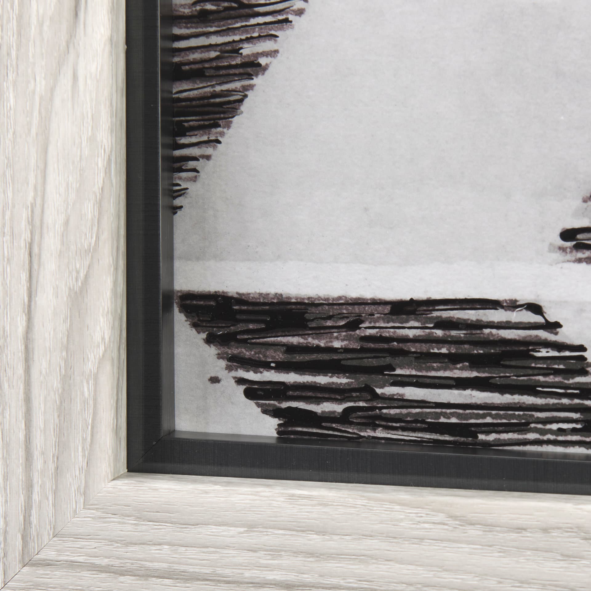 Se Promener I by Mercana Studio a Hand Embellished Textured Framed Art Print Matted under Glass — product photograph