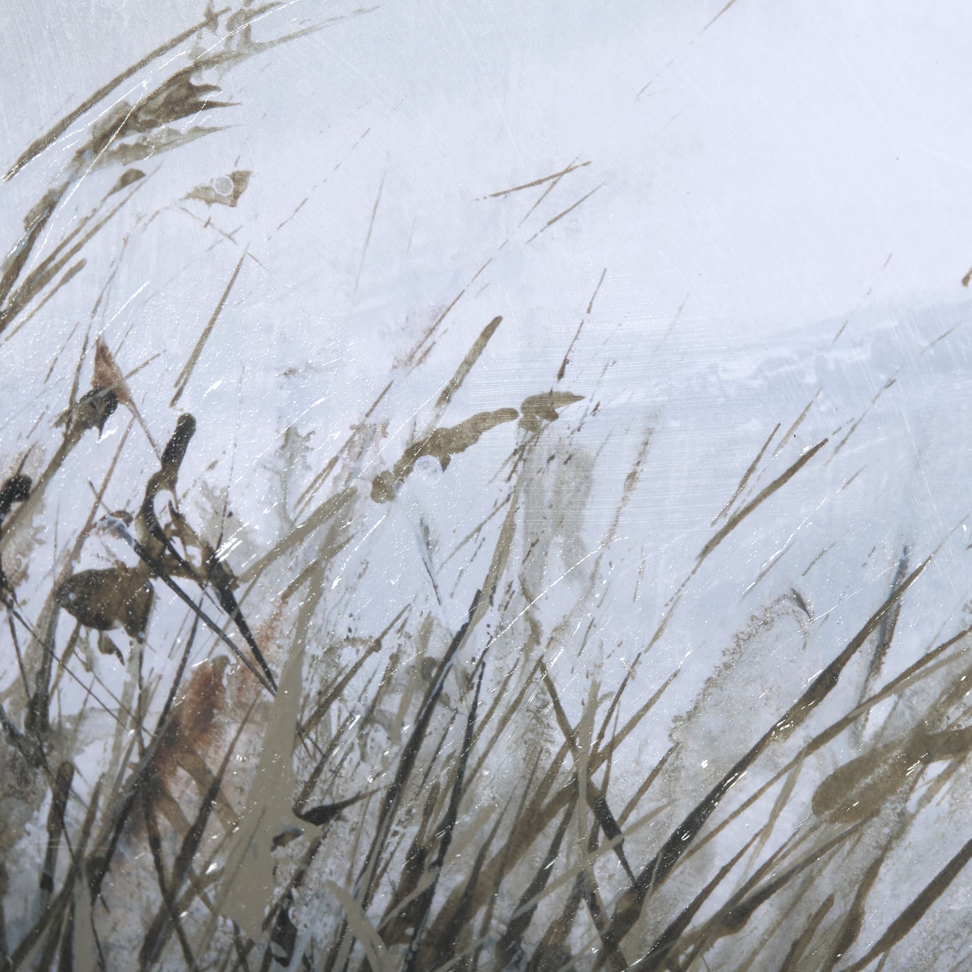 Chilly Breeze I by Natali a Hand Embelished Textured Framed Art Print Matted under Glass — product photograph
