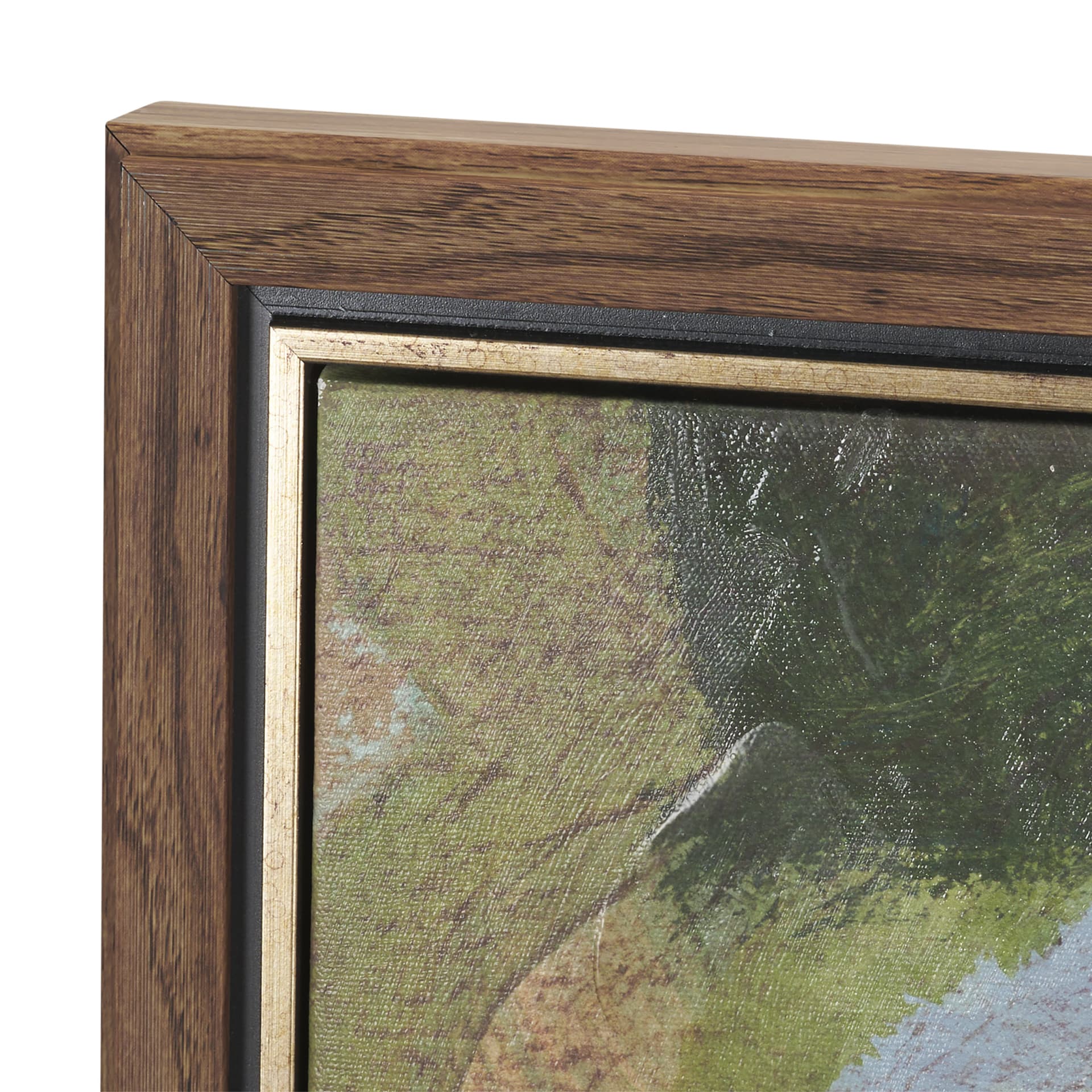 Landscape Tapestry II by Mercana Studio Hand-Embellished Textured Framed Canvas Artwork — product photograph