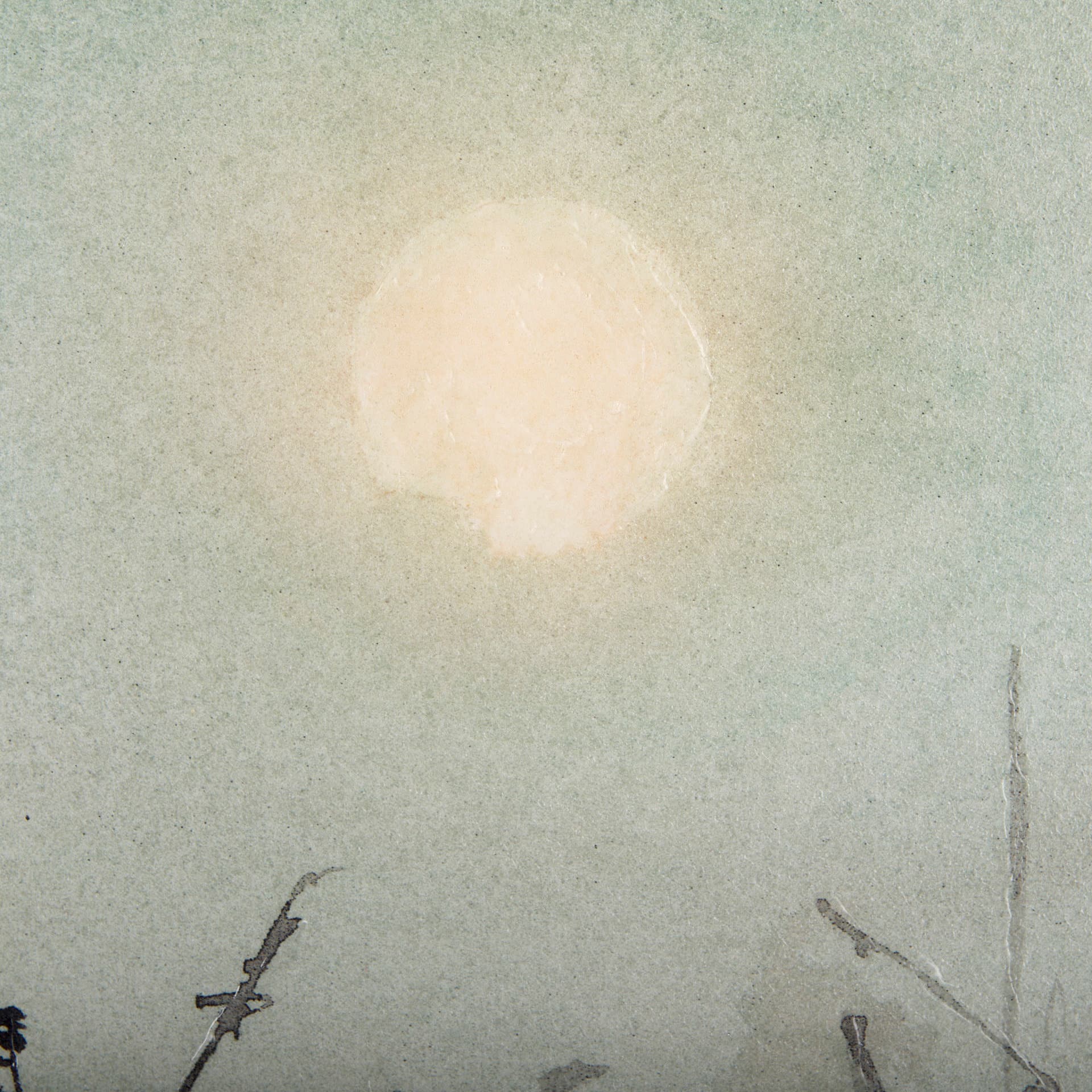 Moon Sets, Sun Rises by Mercana Studio a Hand Embellished Textured Framed Art Print — product photograph