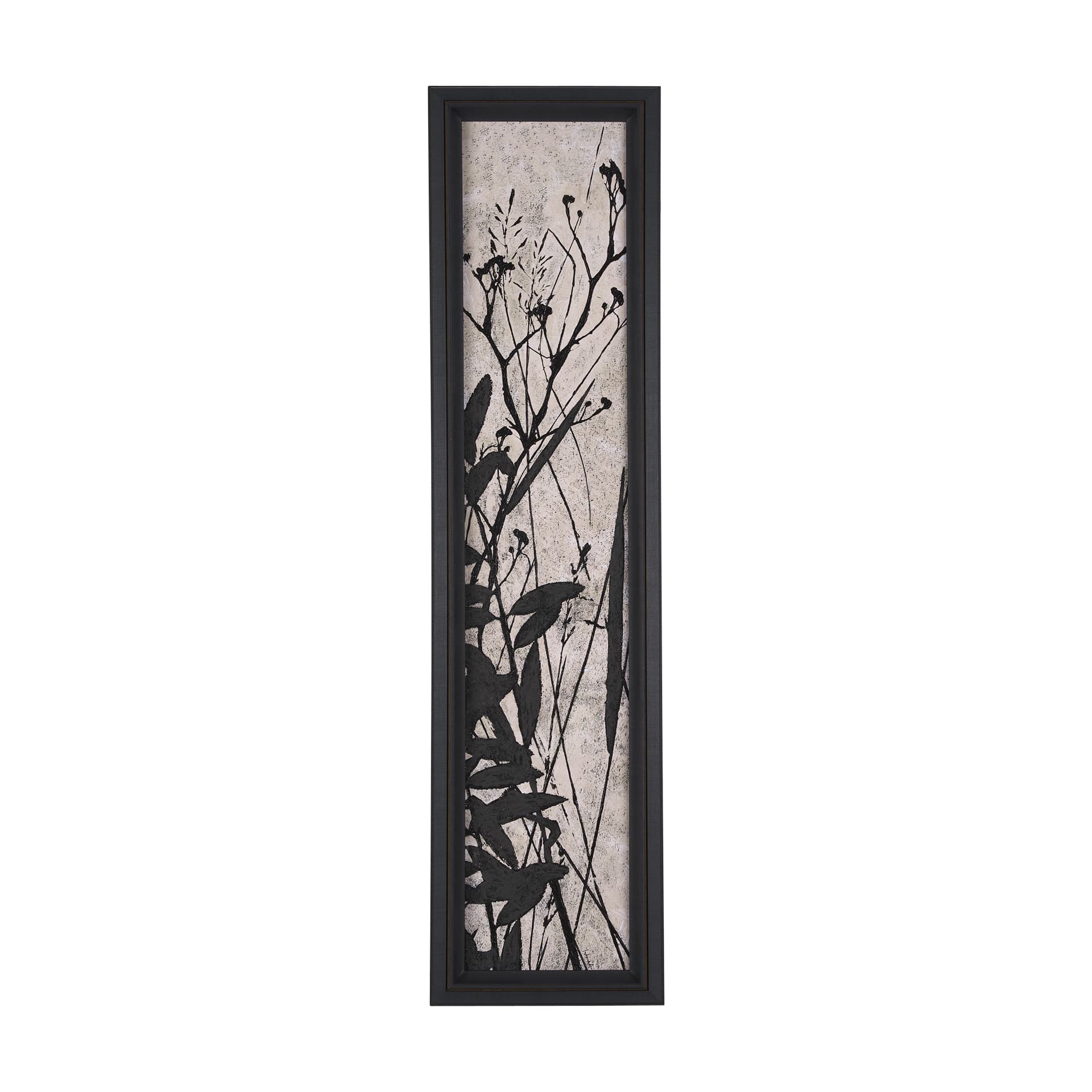 Etched Silouette II by Mercana Studio a Hand Embellished Textured Framed Art Print — product photograph