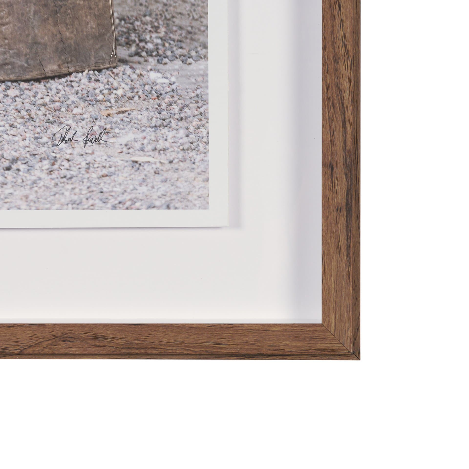 Canoe Paddles by Deborah Revell Hand Embelished Framed Art Print Matted under Glass — product photograph